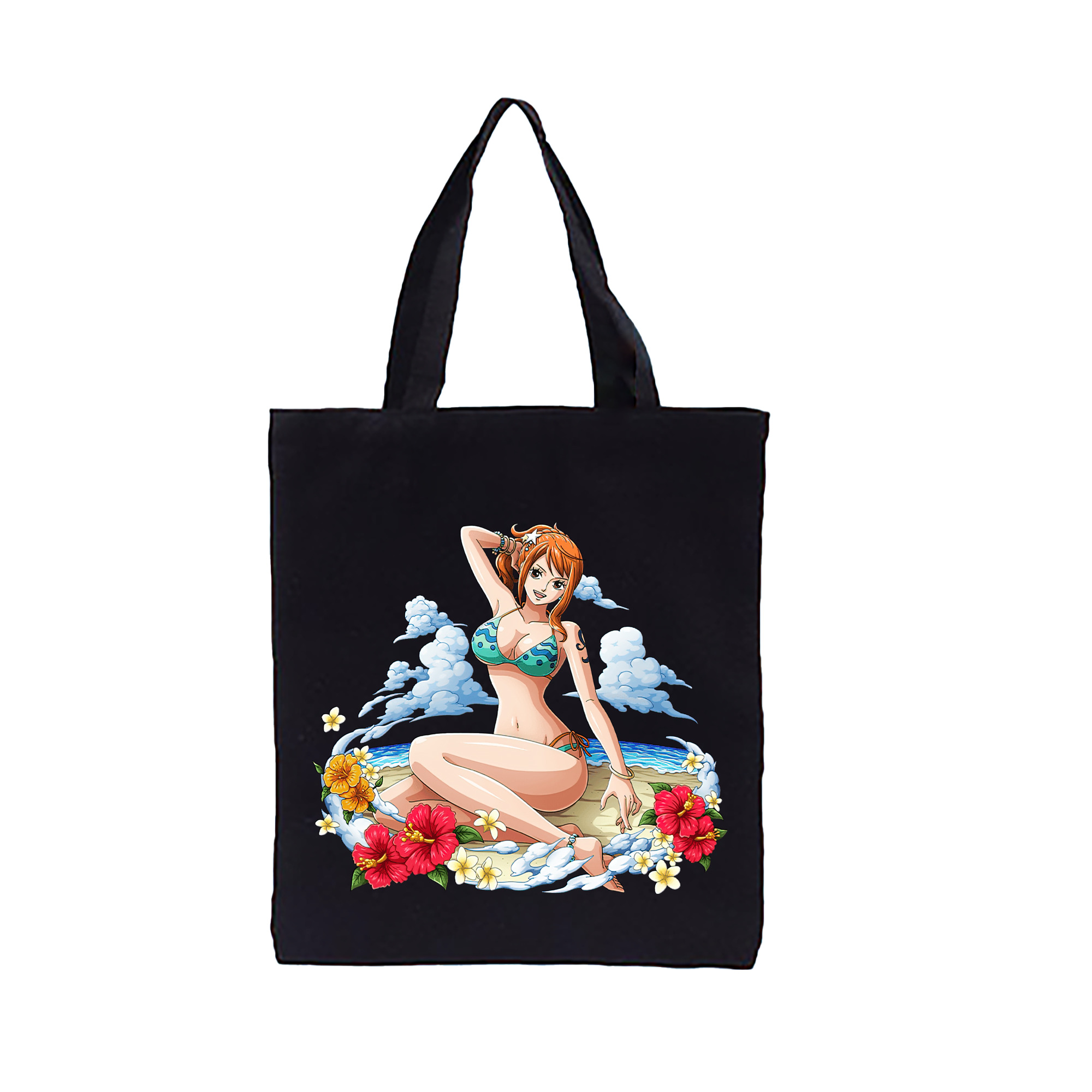 ワンピース ナミ ONE PIECE Nami 縦型キャンバス生地手提げバッグ　トートバッグ