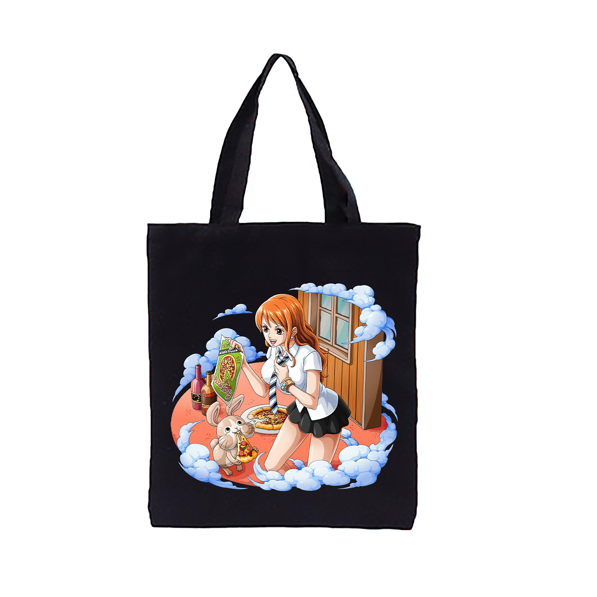 ワンピース ナミ ONE PIECE Nami 縦型キャンバス生地手提げバッグ　トートバッグ