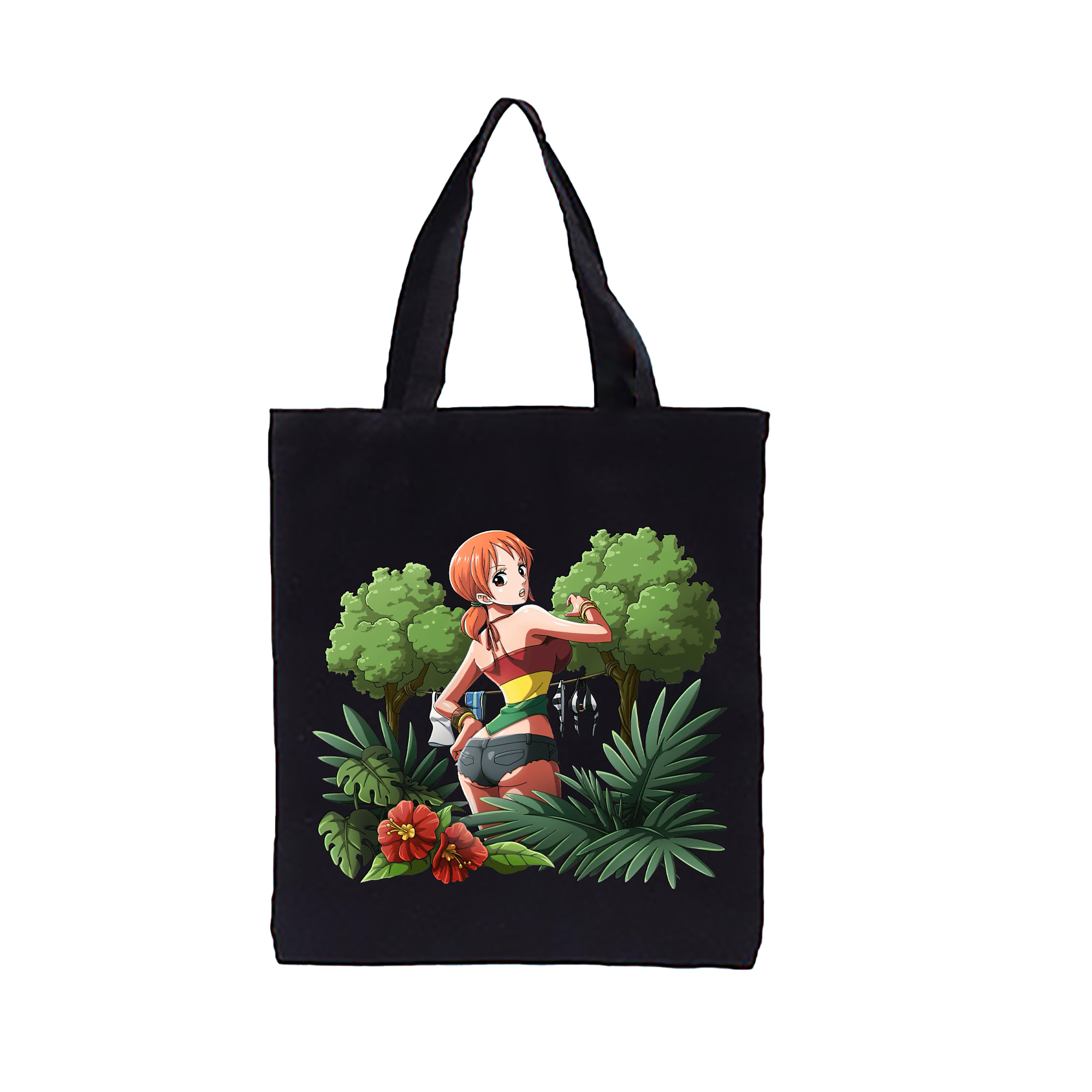ワンピース ナミ ONE PIECE Nami 縦型キャンバス生地手提げバッグ　トートバッグ