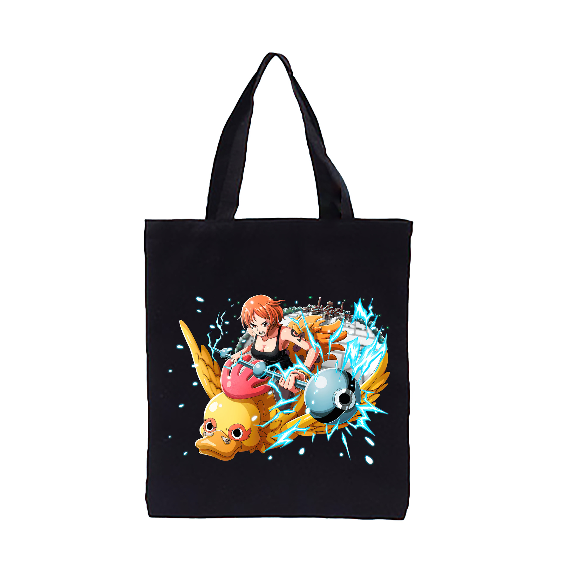 ワンピース ナミ ONE PIECE Nami 縦型キャンバス生地手提げバッグ　トートバッグ