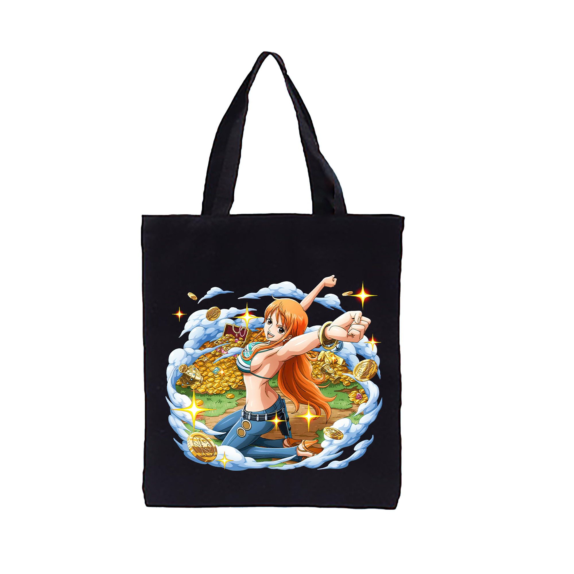 ワンピース ナミ ONE PIECE Nami 縦型キャンバス生地手提げバッグ　トートバッグ