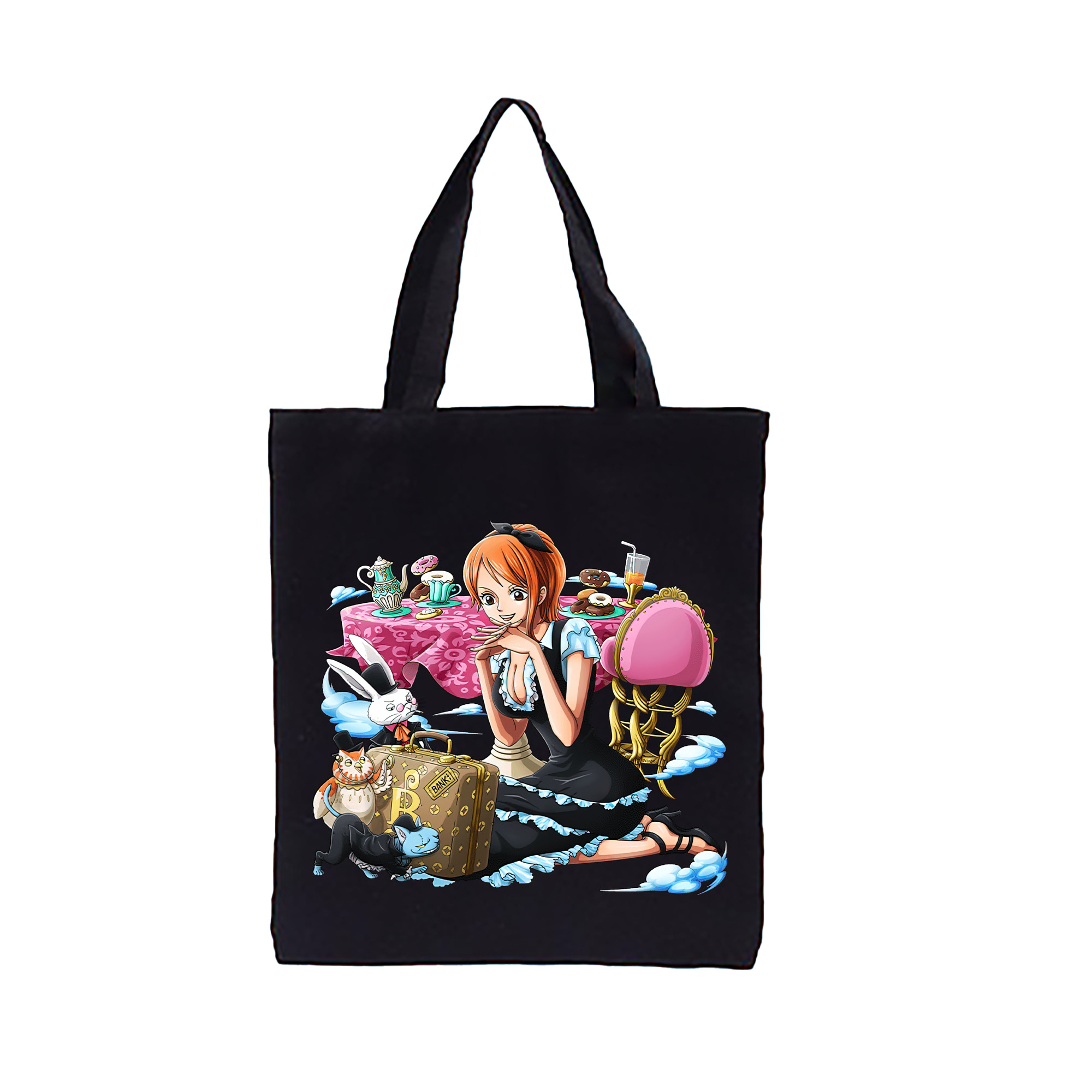 ワンピース ナミ ONE PIECE Nami 縦型キャンバス生地手提げバッグ　トートバッグ