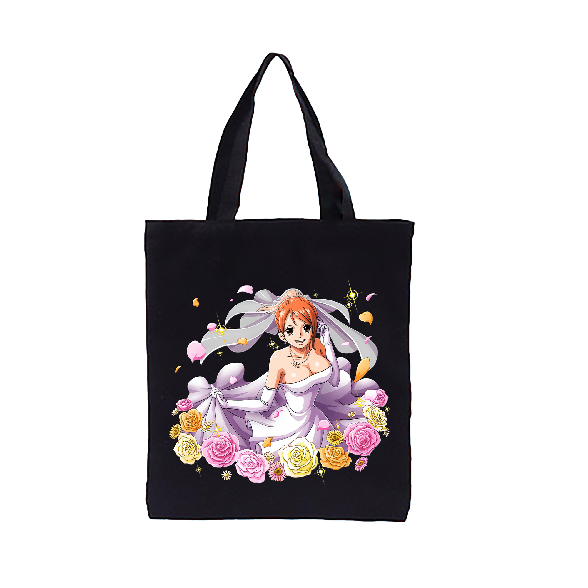 ワンピース ナミ ONE PIECE Nami 縦型キャンバス生地手提げバッグ　トートバッグ