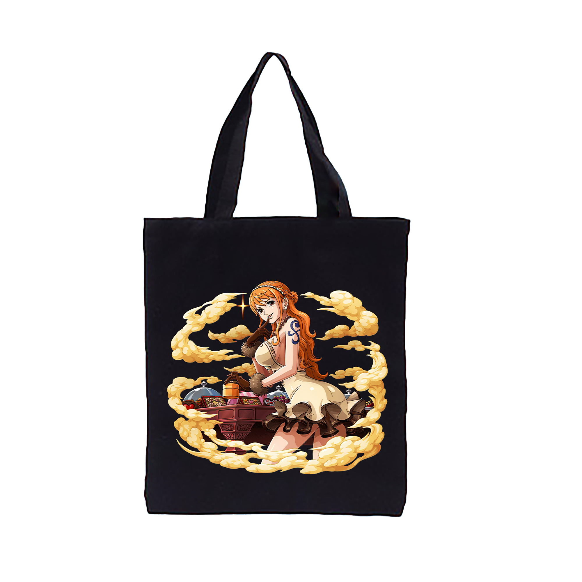 ワンピース ナミ ONE PIECE Nami 縦型キャンバス生地手提げバッグ　トートバッグ