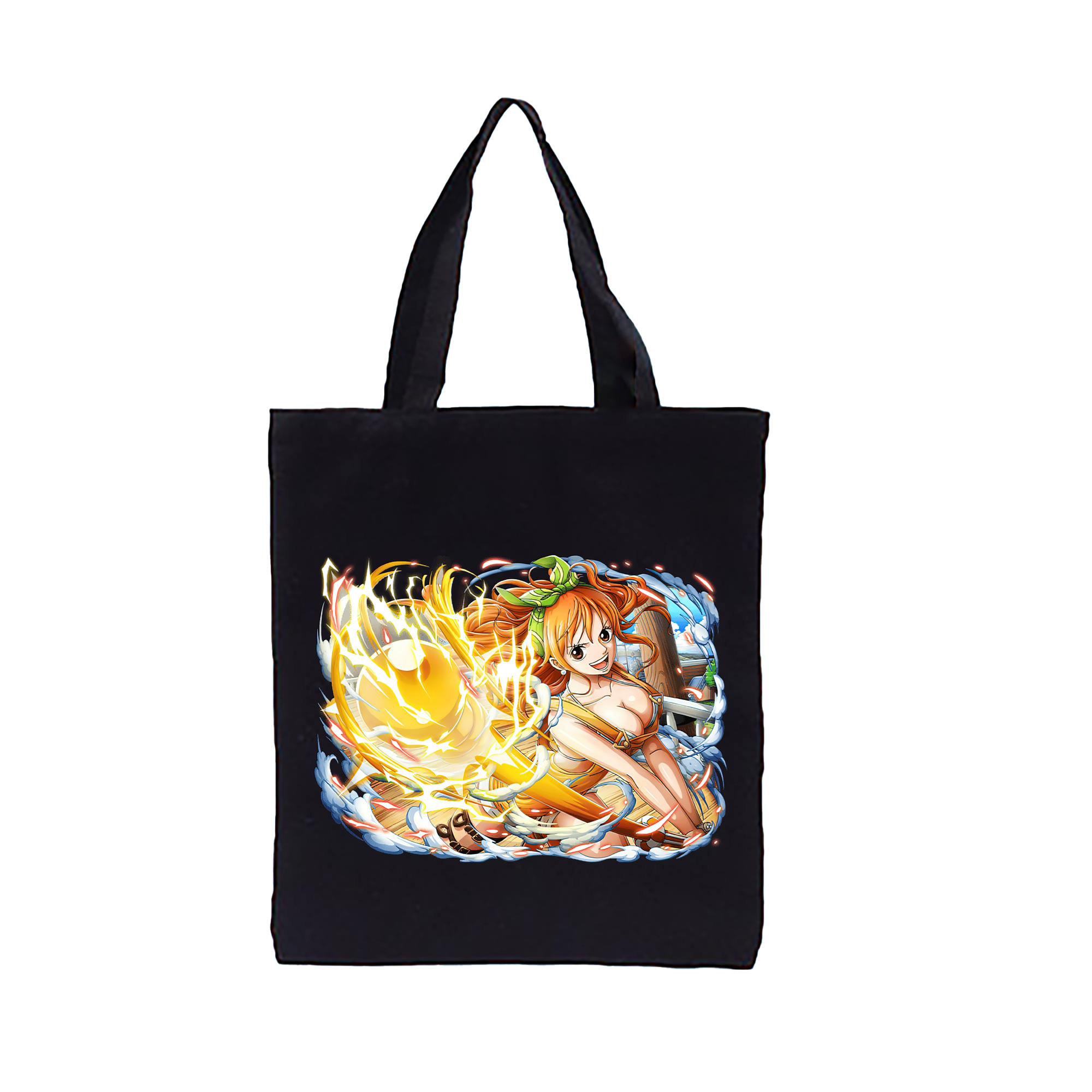 ワンピース ナミ ONE PIECE Nami 縦型キャンバス生地手提げバッグ　トートバッグ