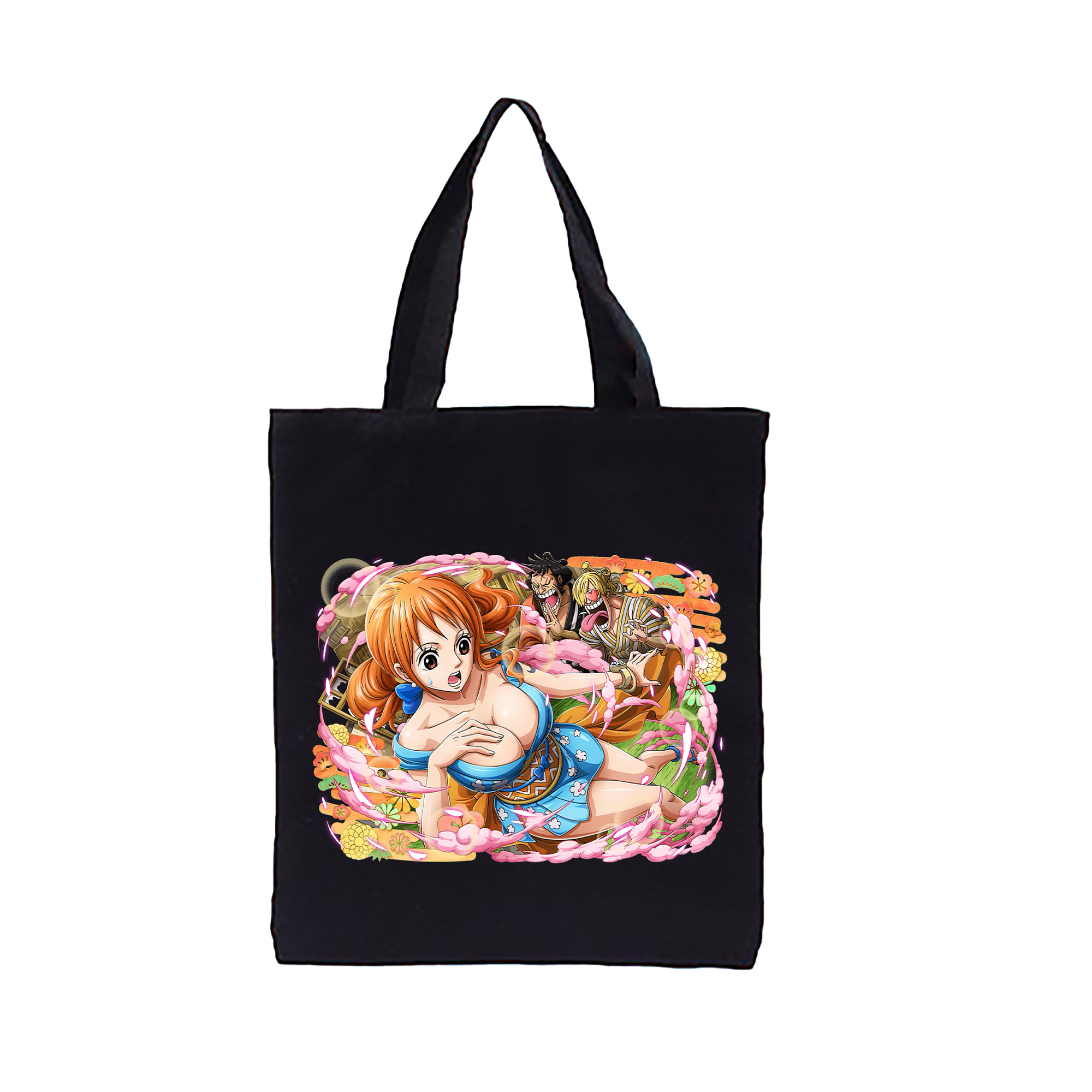 ワンピース ナミ ONE PIECE Nami 縦型キャンバス生地手提げバッグ　トートバッグ