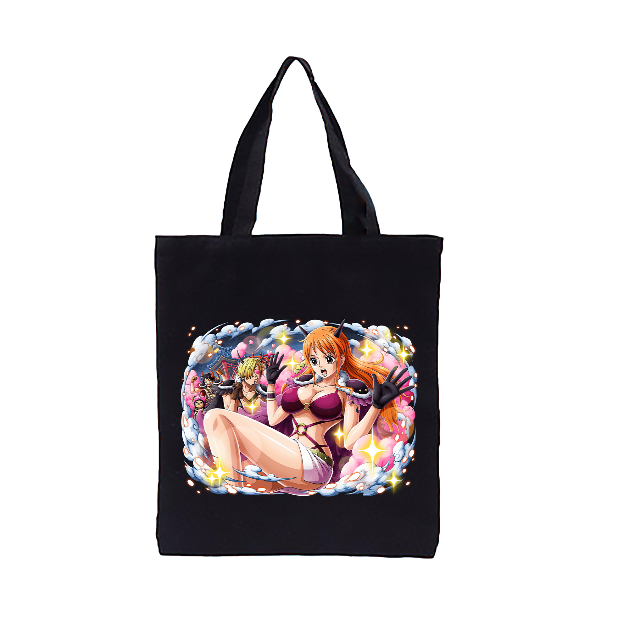 ワンピース ナミ ONE PIECE Nami 縦型キャンバス生地手提げバッグ　トートバッグ