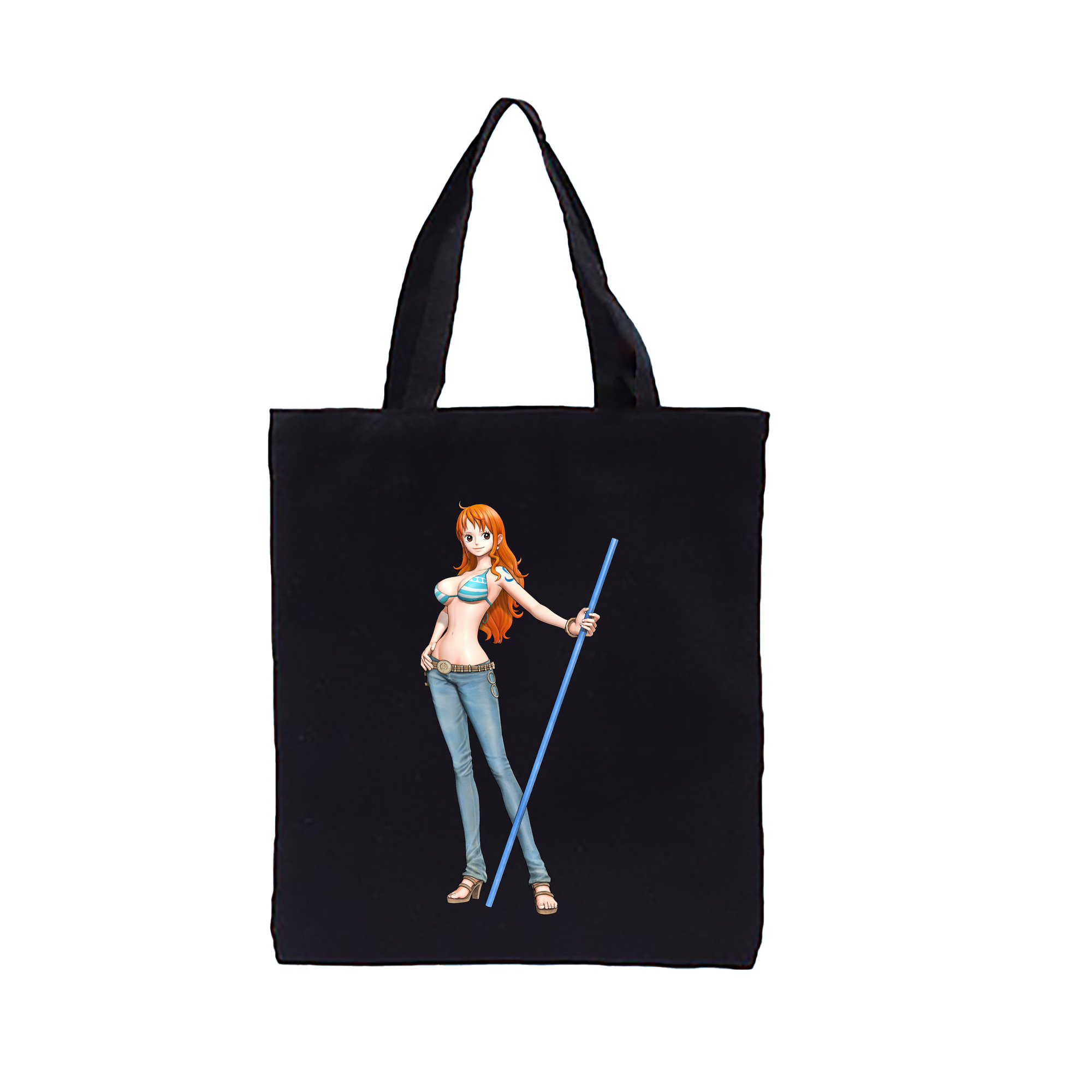 ワンピース ナミ ONE PIECE Nami 縦型キャンバス生地手提げバッグ　トートバッグ