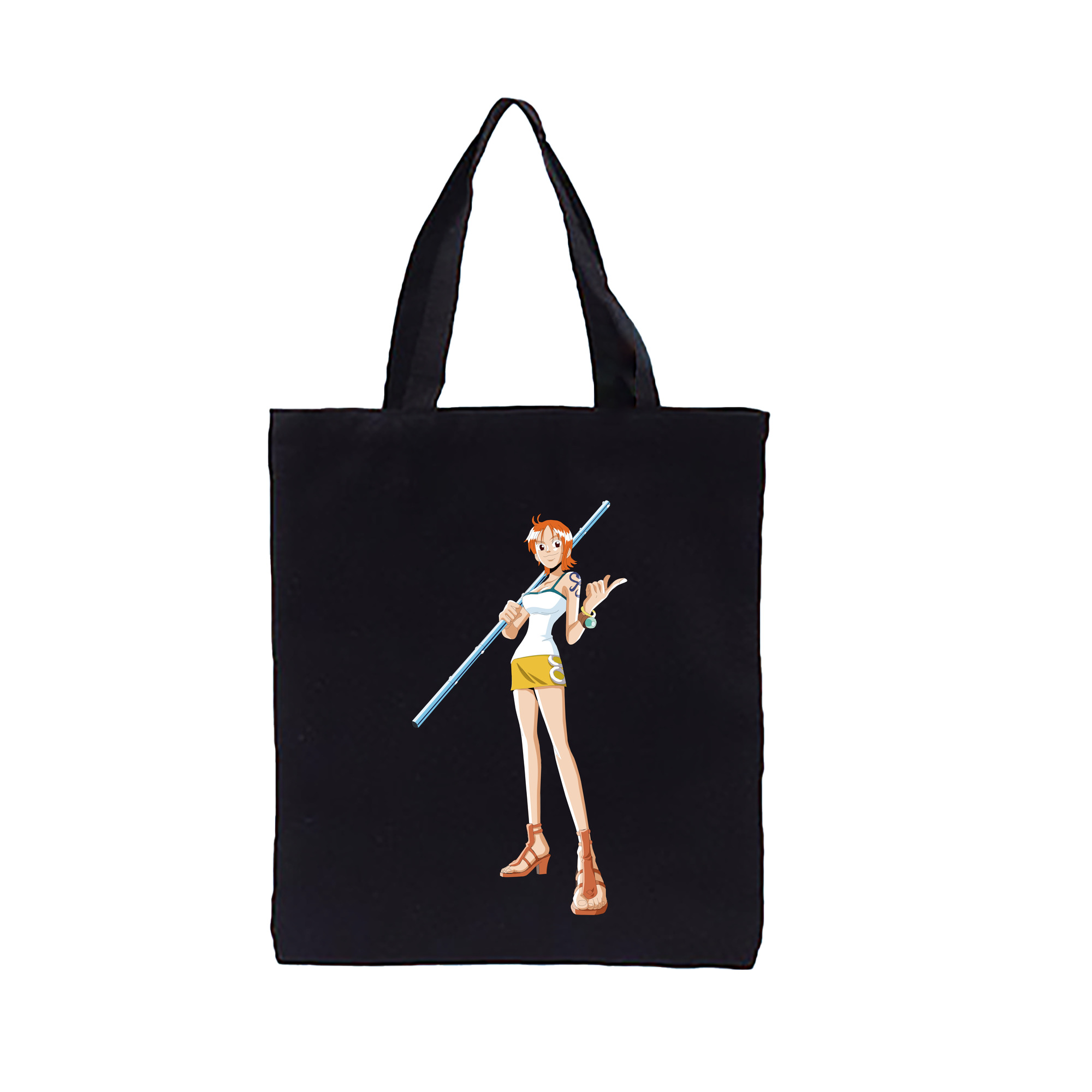 ワンピース ナミ ONE PIECE Nami 縦型キャンバス生地手提げバッグ　トートバッグ