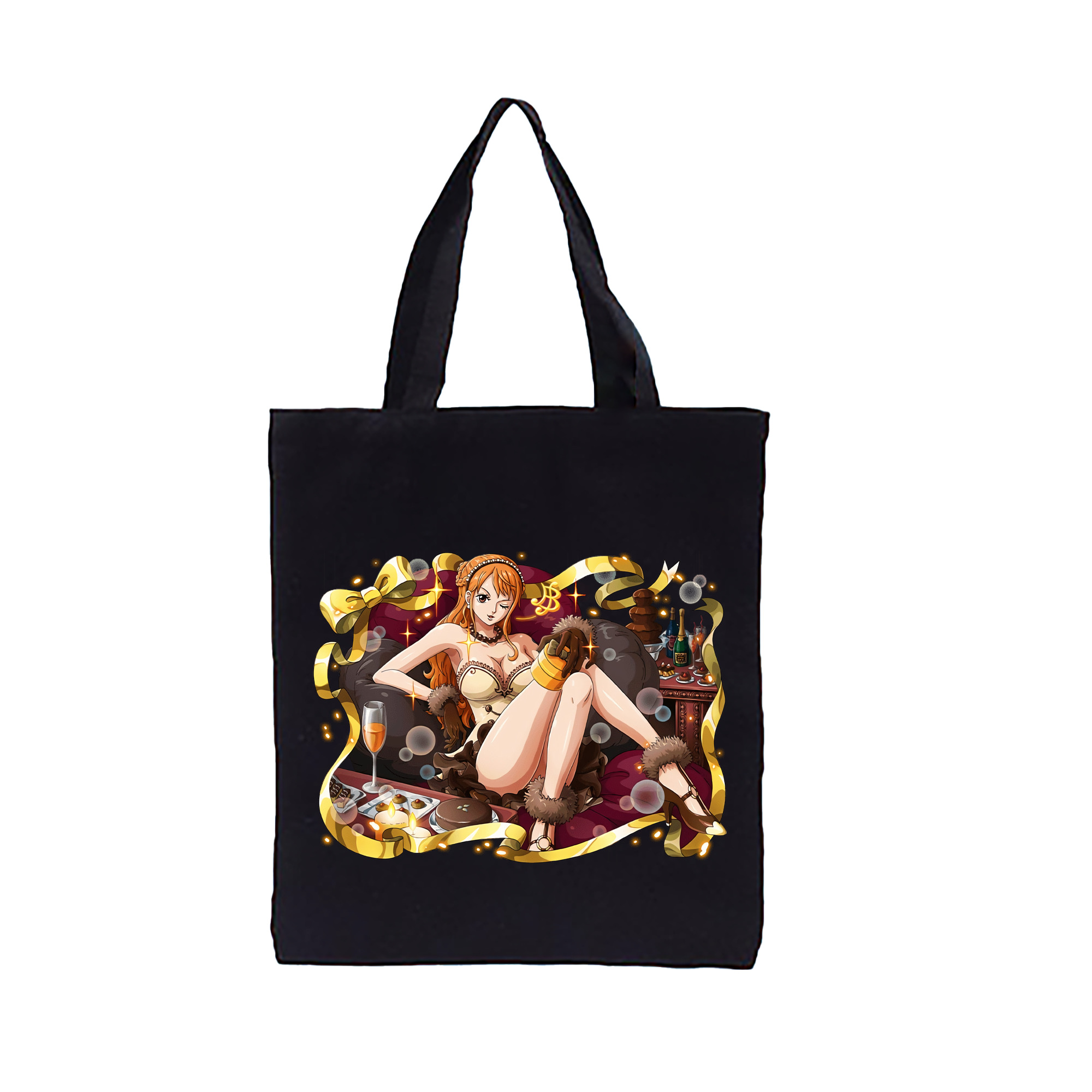 ワンピース ナミ ONE PIECE Nami 縦型キャンバス生地手提げバッグ　トートバッグ