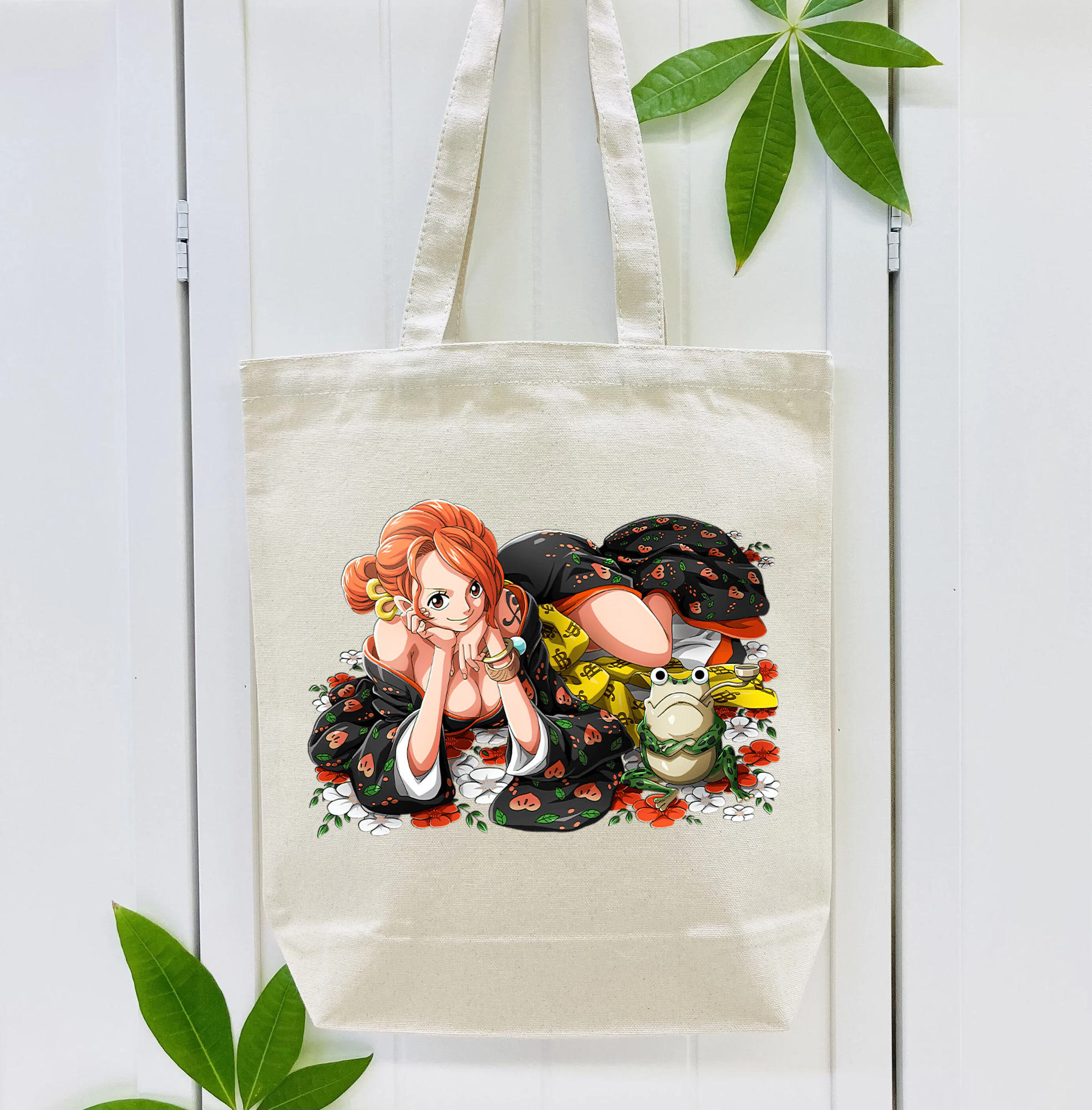 ワンピース ナミ ONE PIECE Nami 縦型キャンバス生地手提げバッグ　トートバッグ