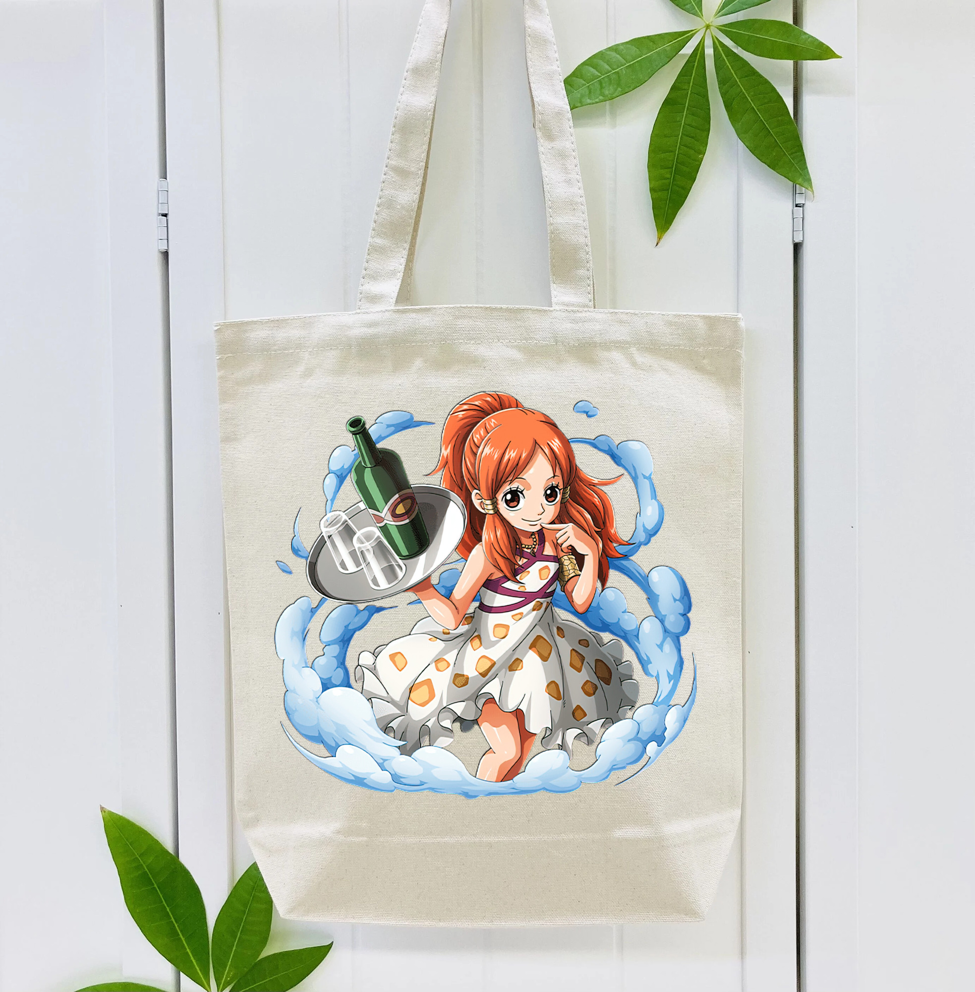 ワンピース ナミ ONE PIECE Nami 縦型キャンバス生地手提げバッグ　トートバッグ
