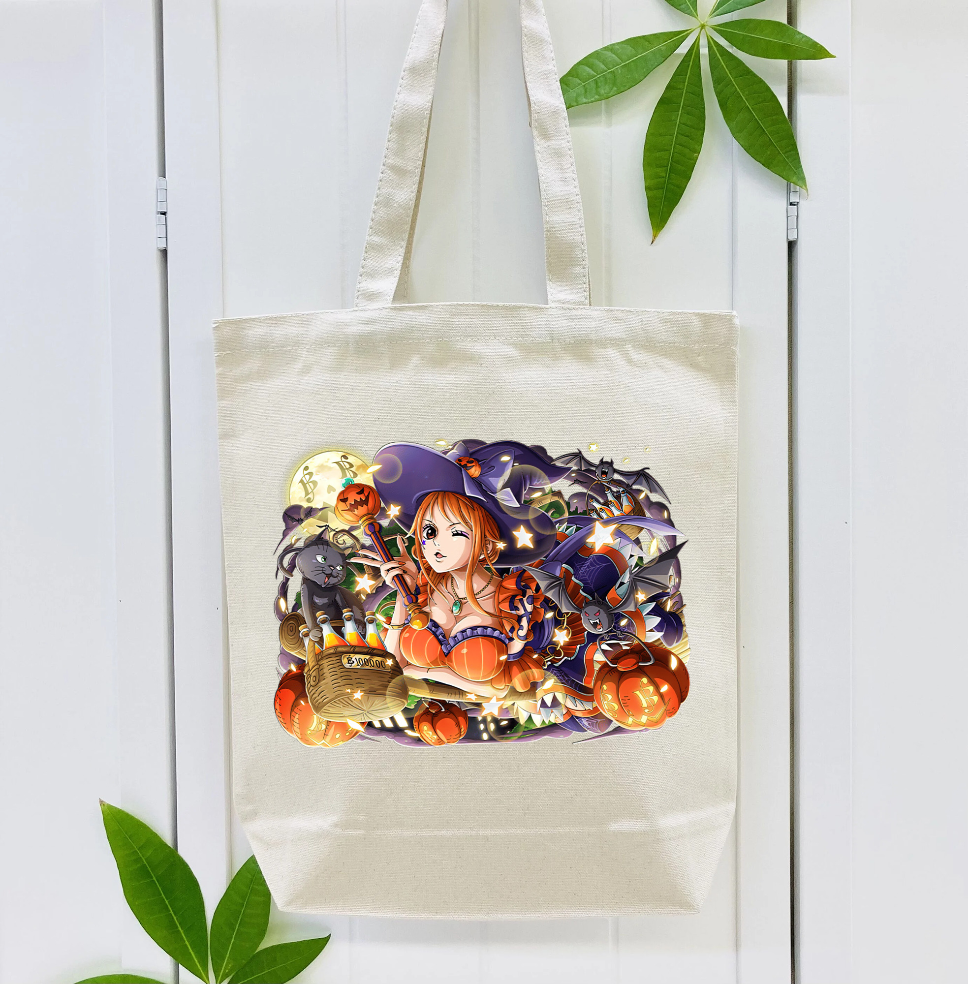 ワンピース ナミ ONE PIECE Nami 縦型キャンバス生地手提げバッグ　トートバッグ