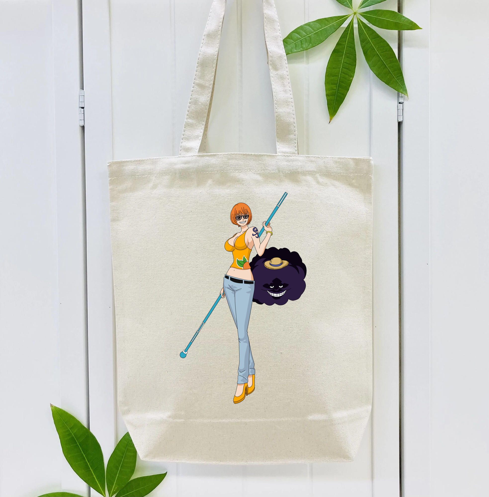 ワンピース ナミ ONE PIECE Nami 縦型キャンバス生地手提げバッグ　トートバッグ