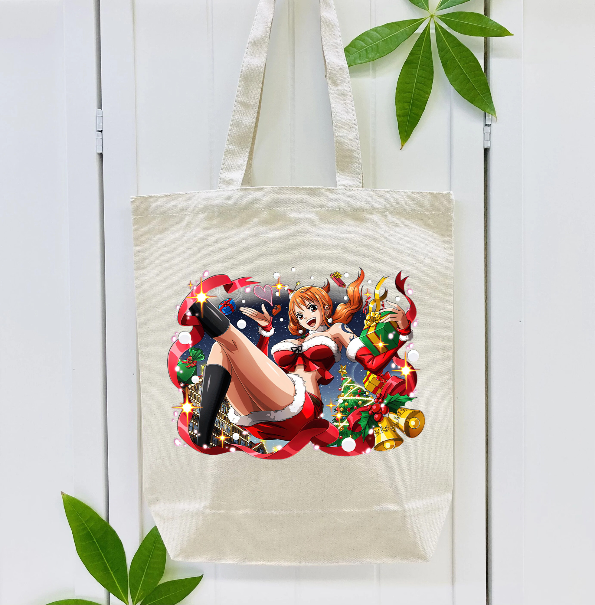 ワンピース ナミ ONE PIECE Nami 縦型キャンバス生地手提げバッグ　トートバッグ
