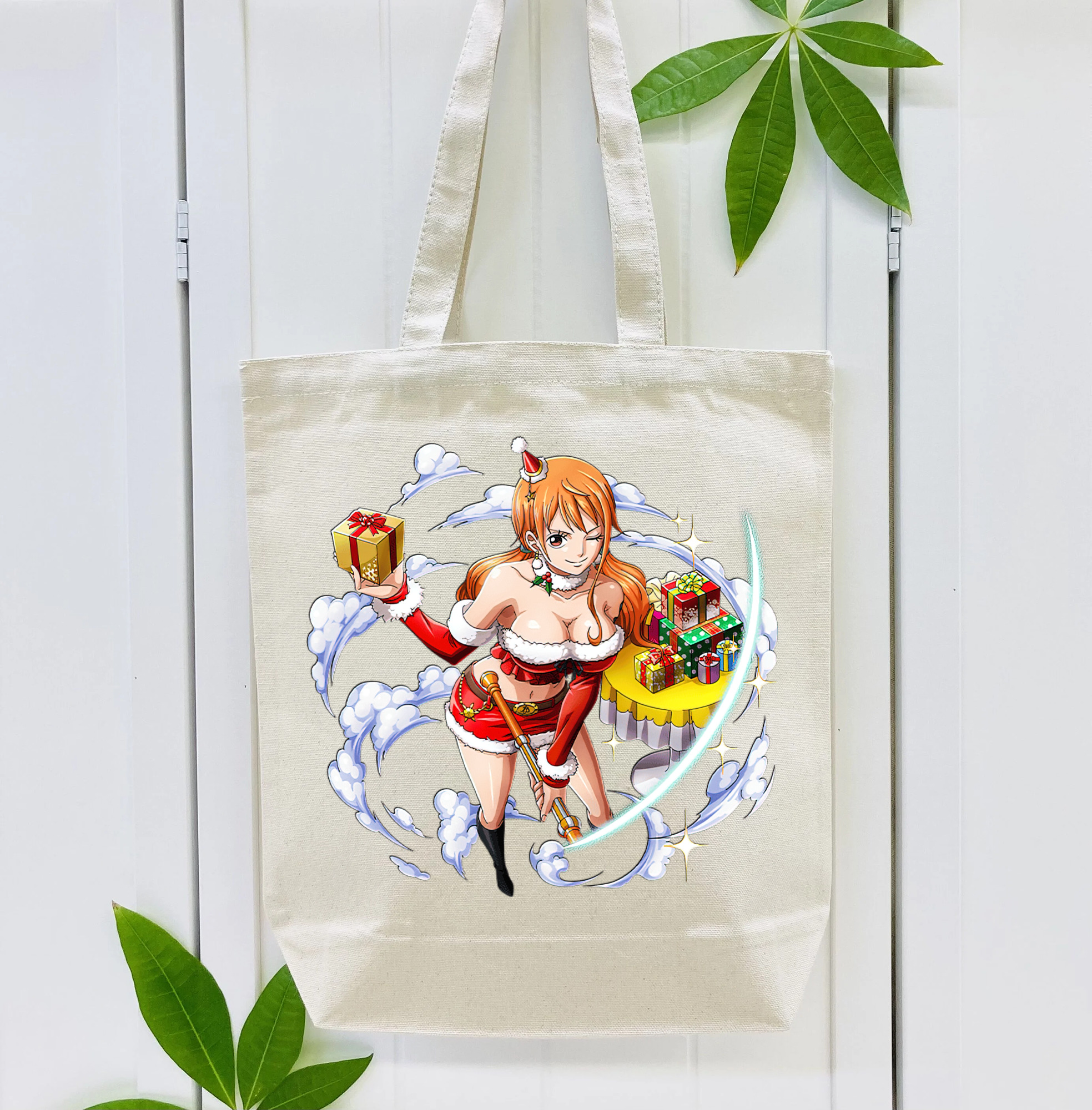ワンピース ナミ ONE PIECE Nami 縦型キャンバス生地手提げバッグ　トートバッグ