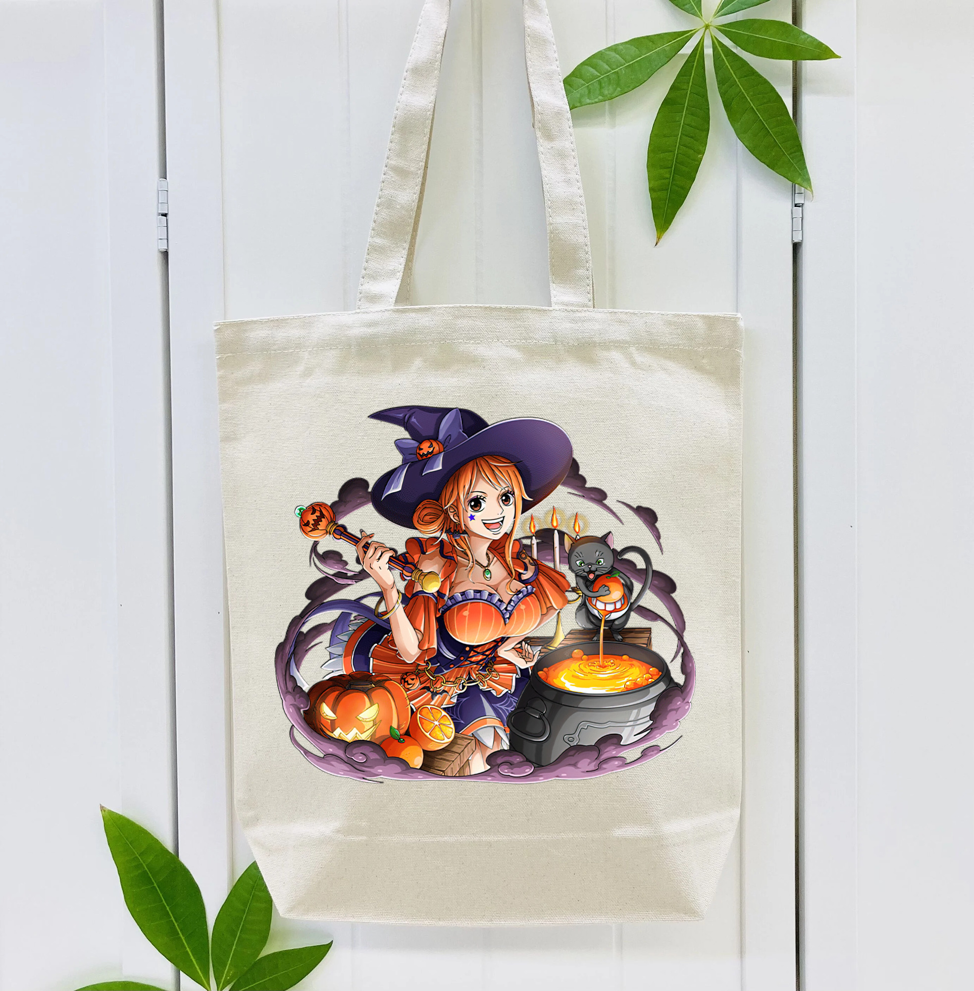 ワンピース ナミ ONE PIECE Nami 縦型キャンバス生地手提げバッグ　トートバッグ