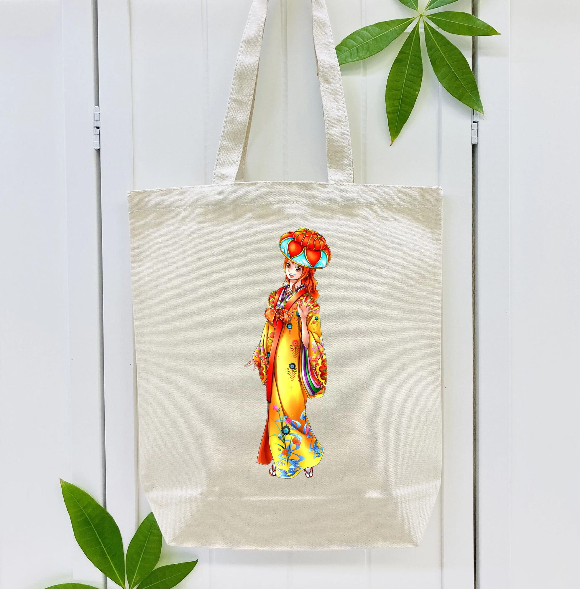 ワンピース ナミ ONE PIECE Nami 縦型キャンバス生地手提げバッグ　トートバッグ