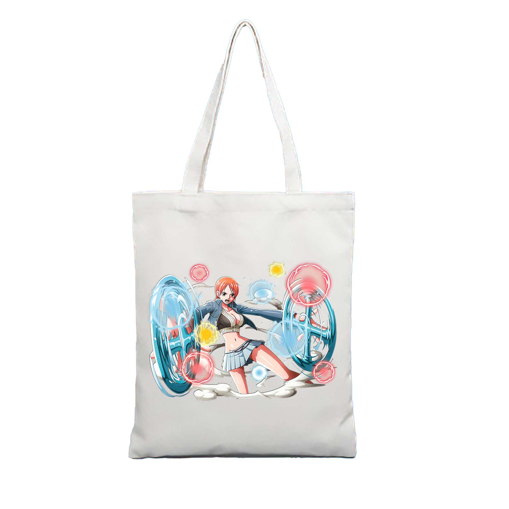 （画像用） ワンピース ナミ ONE PIECE Nami 縦型キャンバス生地手提げバッグ　トートバッグ