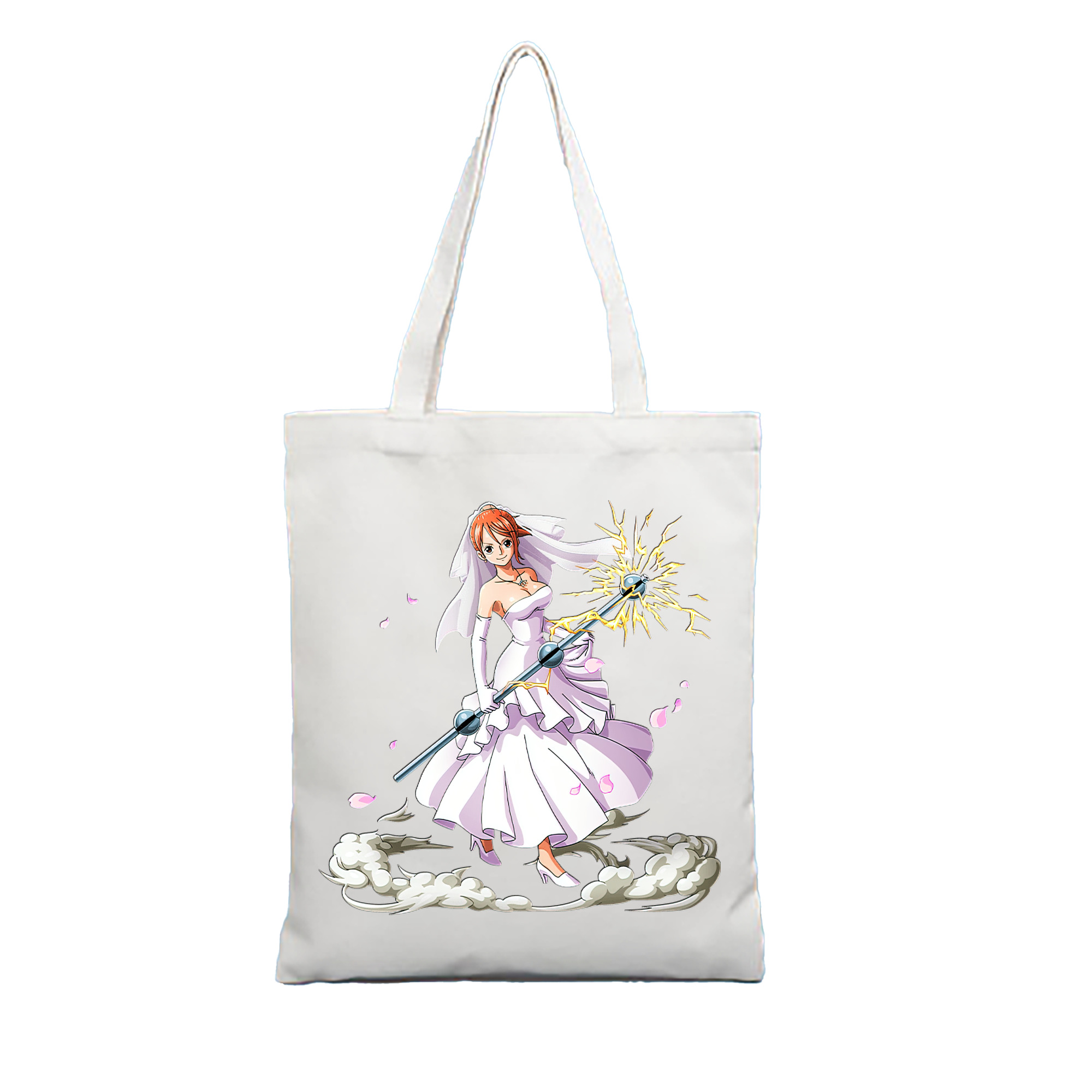 （画像用） ワンピース ナミ ONE PIECE Nami 縦型キャンバス生地手提げバッグ　トートバッグ
