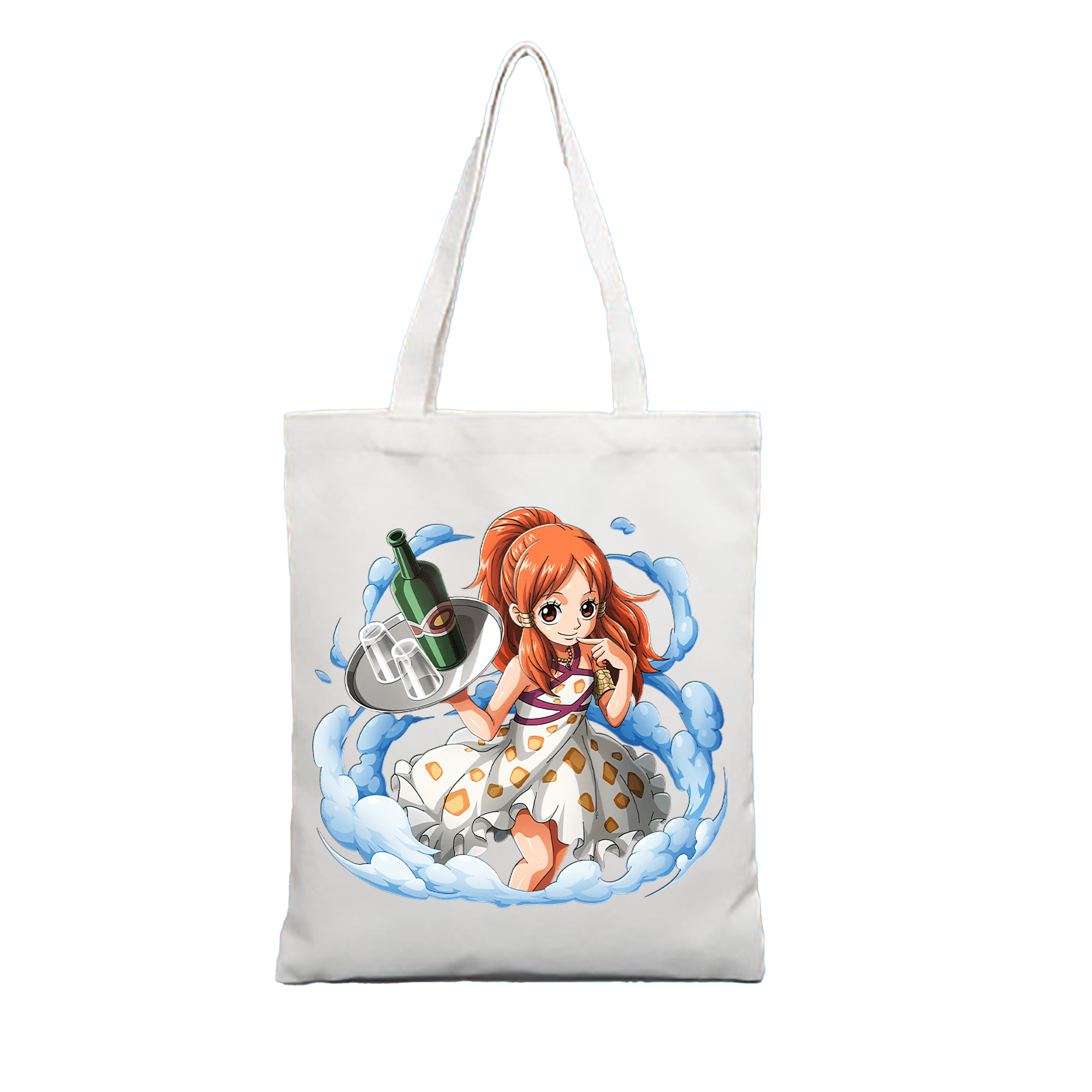 （画像用） ワンピース ナミ ONE PIECE Nami 縦型キャンバス生地手提げバッグ　トートバッグ