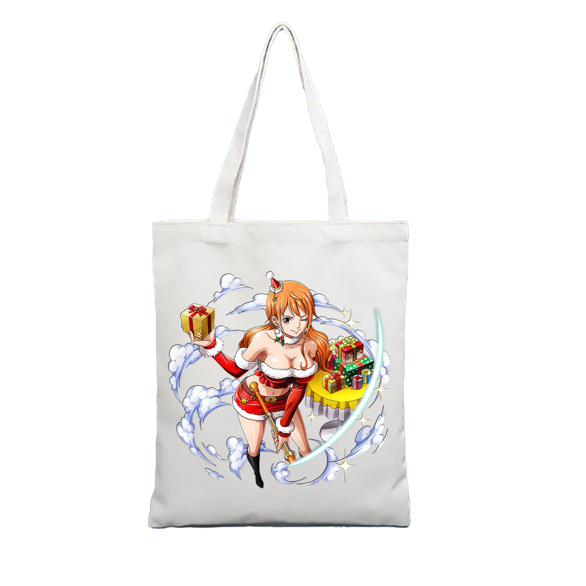 （画像用） ワンピース ナミ ONE PIECE Nami 縦型キャンバス生地手提げバッグ　トートバッグ