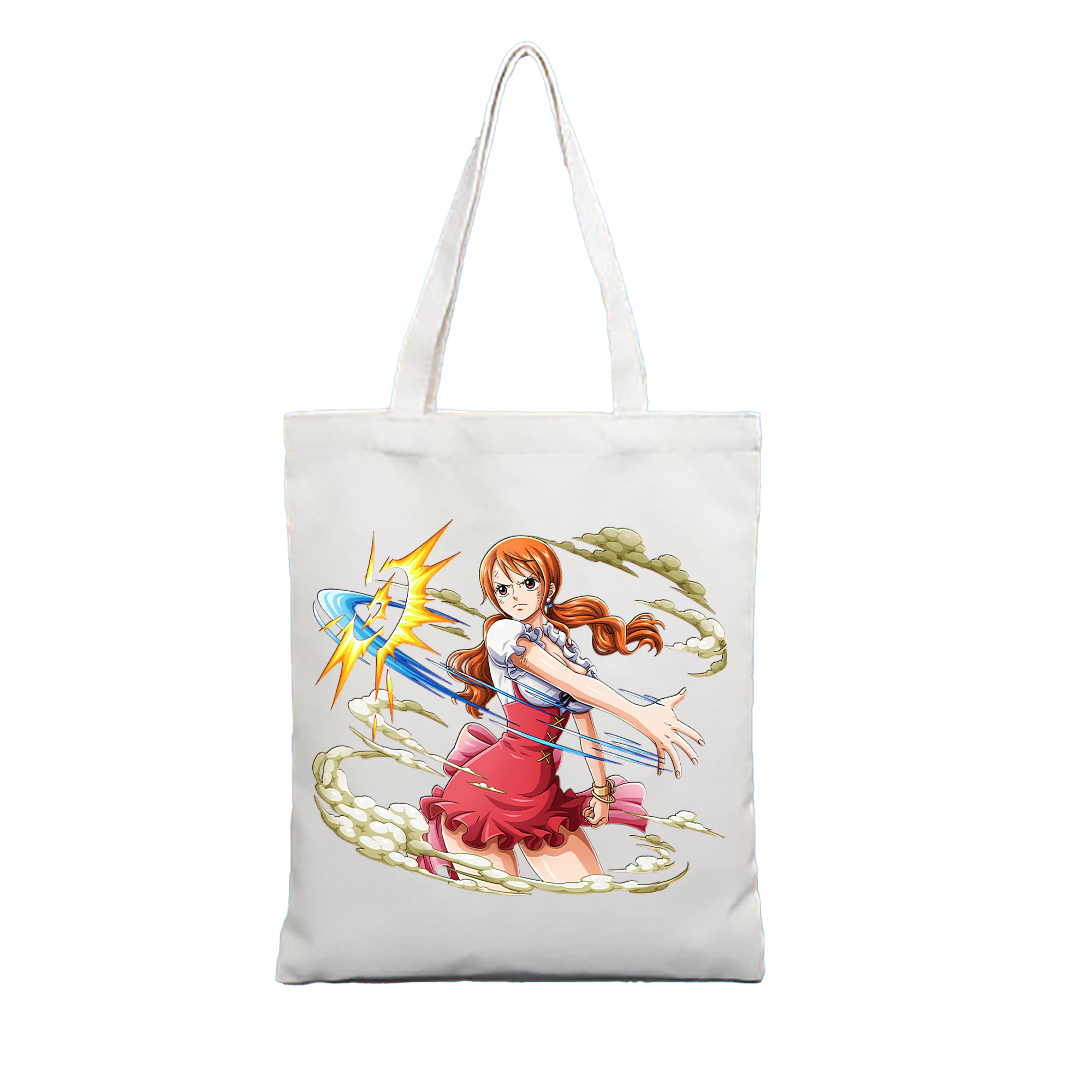 （画像用） ワンピース ナミ ONE PIECE Nami 縦型キャンバス生地手提げバッグ　トートバッグ