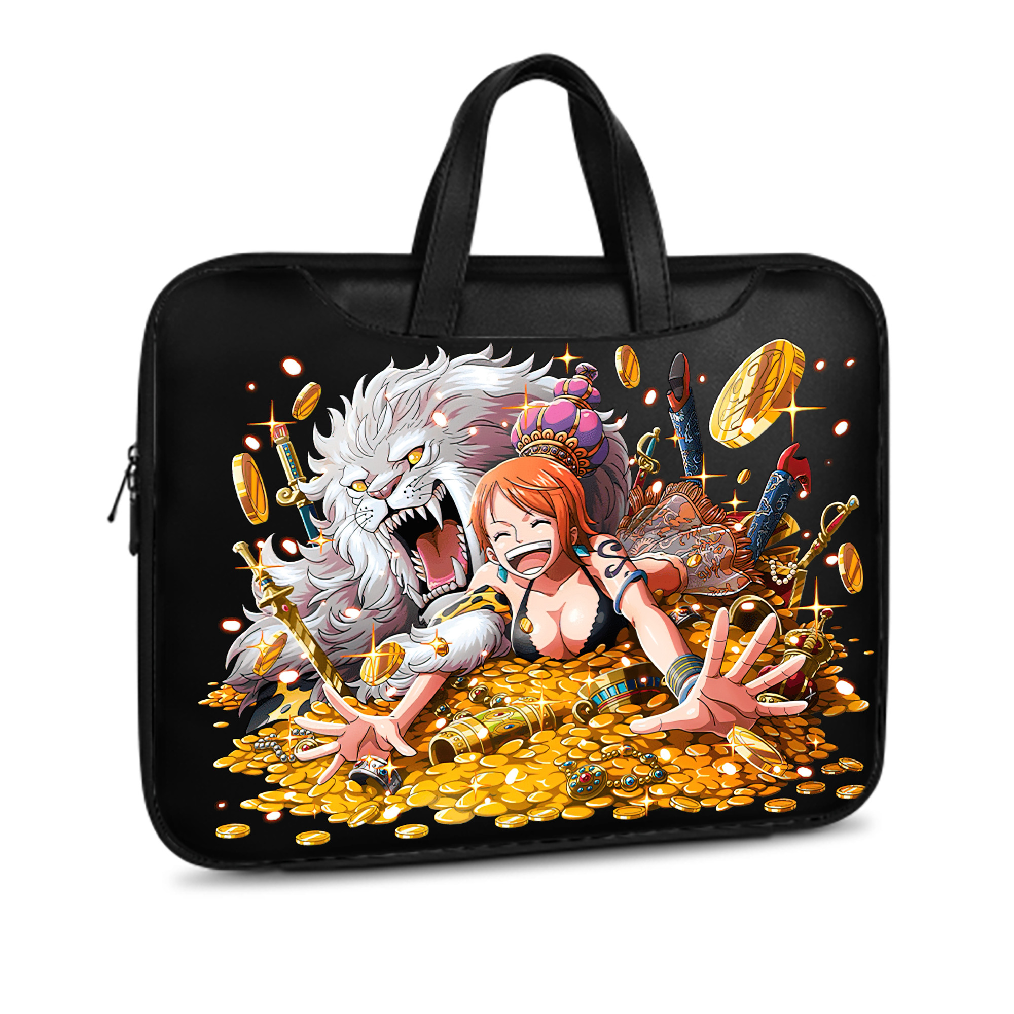 ワンピース ナミ ONE PIECE Nami レザーラップトップバッグ　ノートパソコンケース