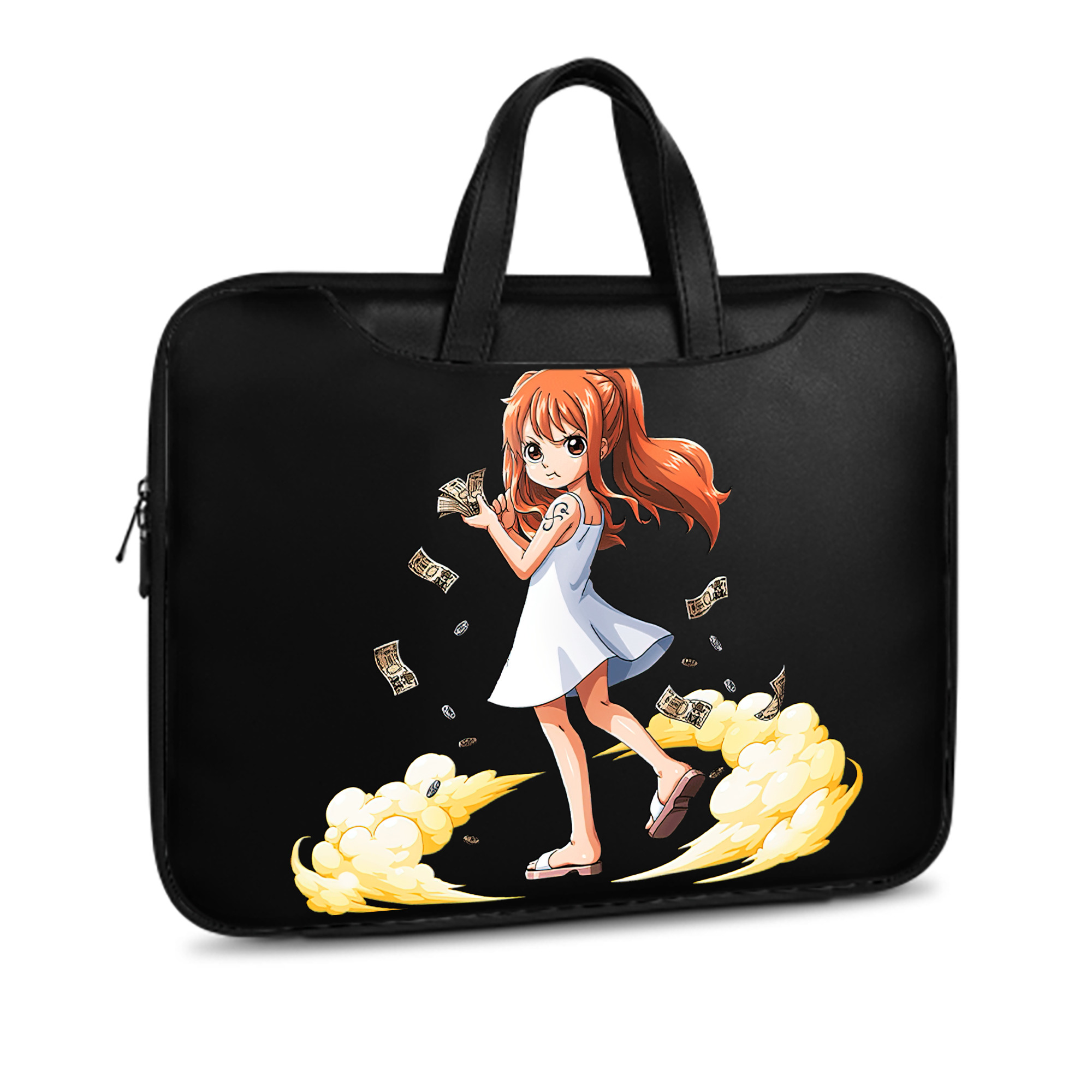 ワンピース ナミ ONE PIECE Nami レザーラップトップバッグ　ノートパソコンケース
