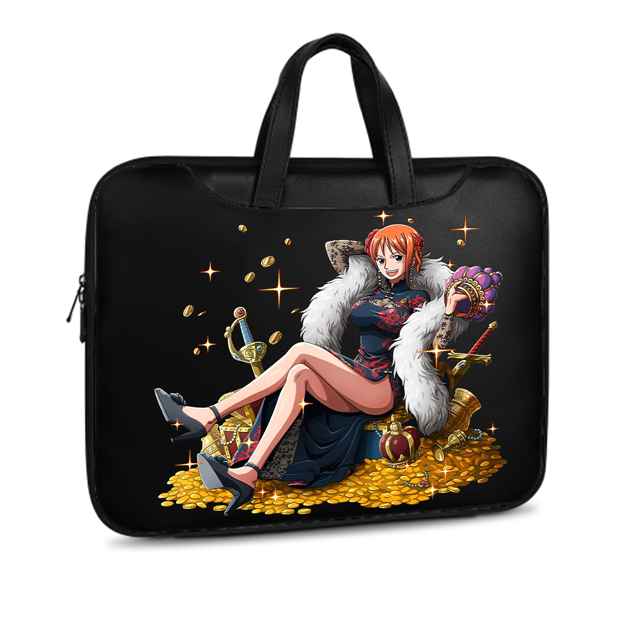 ワンピース ナミ ONE PIECE Nami レザーラップトップバッグ　ノートパソコンケース