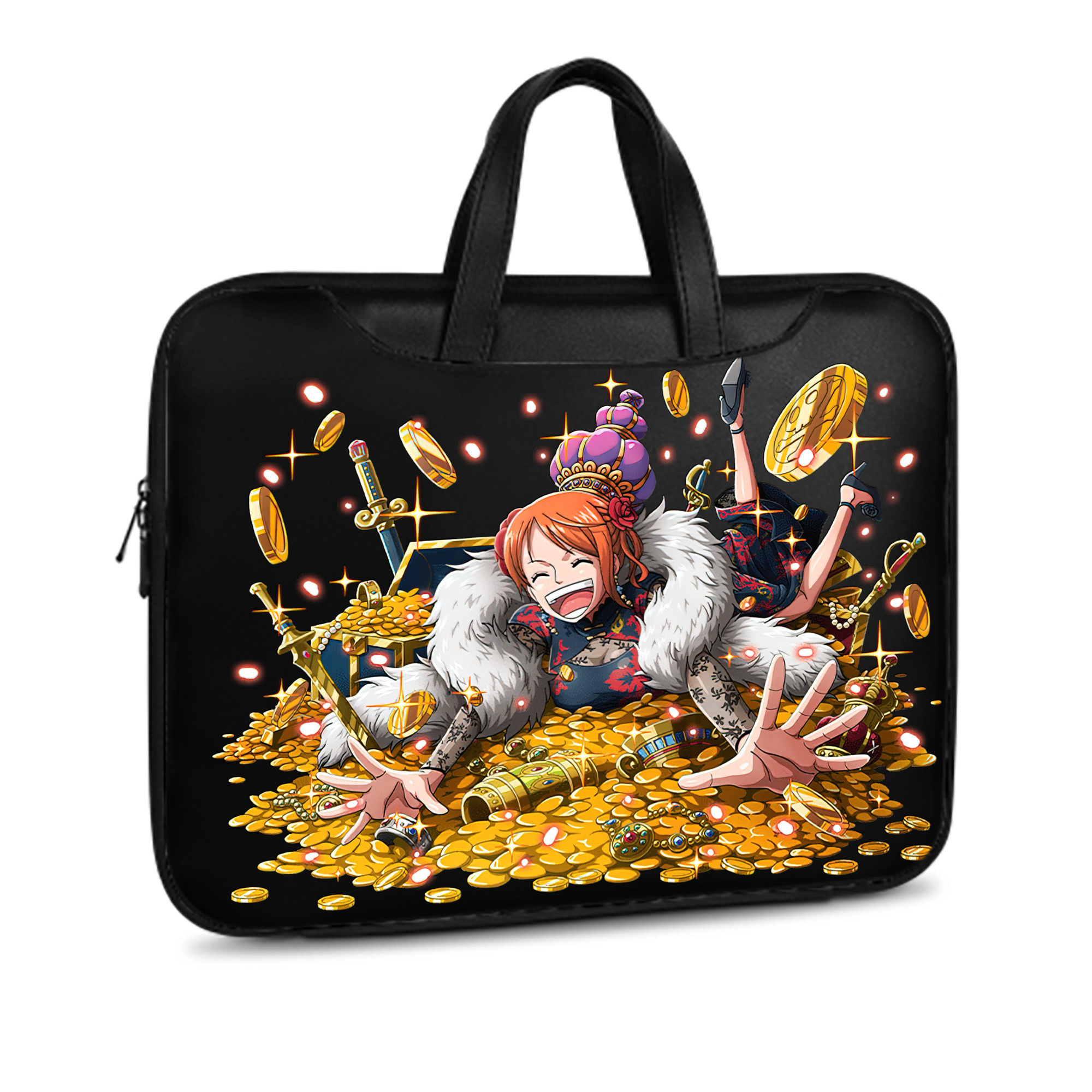 ワンピース ナミ ONE PIECE Nami レザーラップトップバッグ　ノートパソコンケース