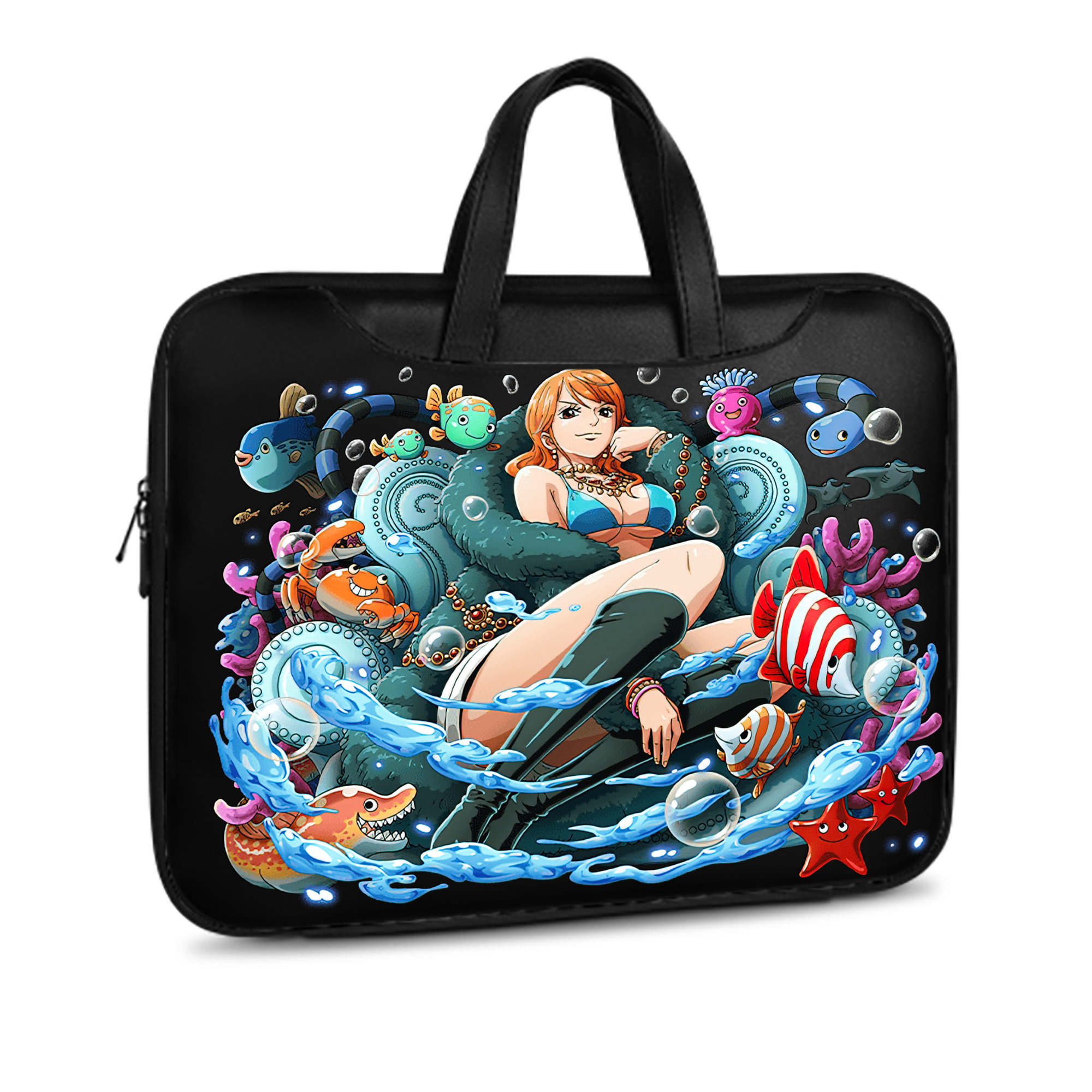 ワンピース ナミ ONE PIECE Nami レザーラップトップバッグ　ノートパソコンケース