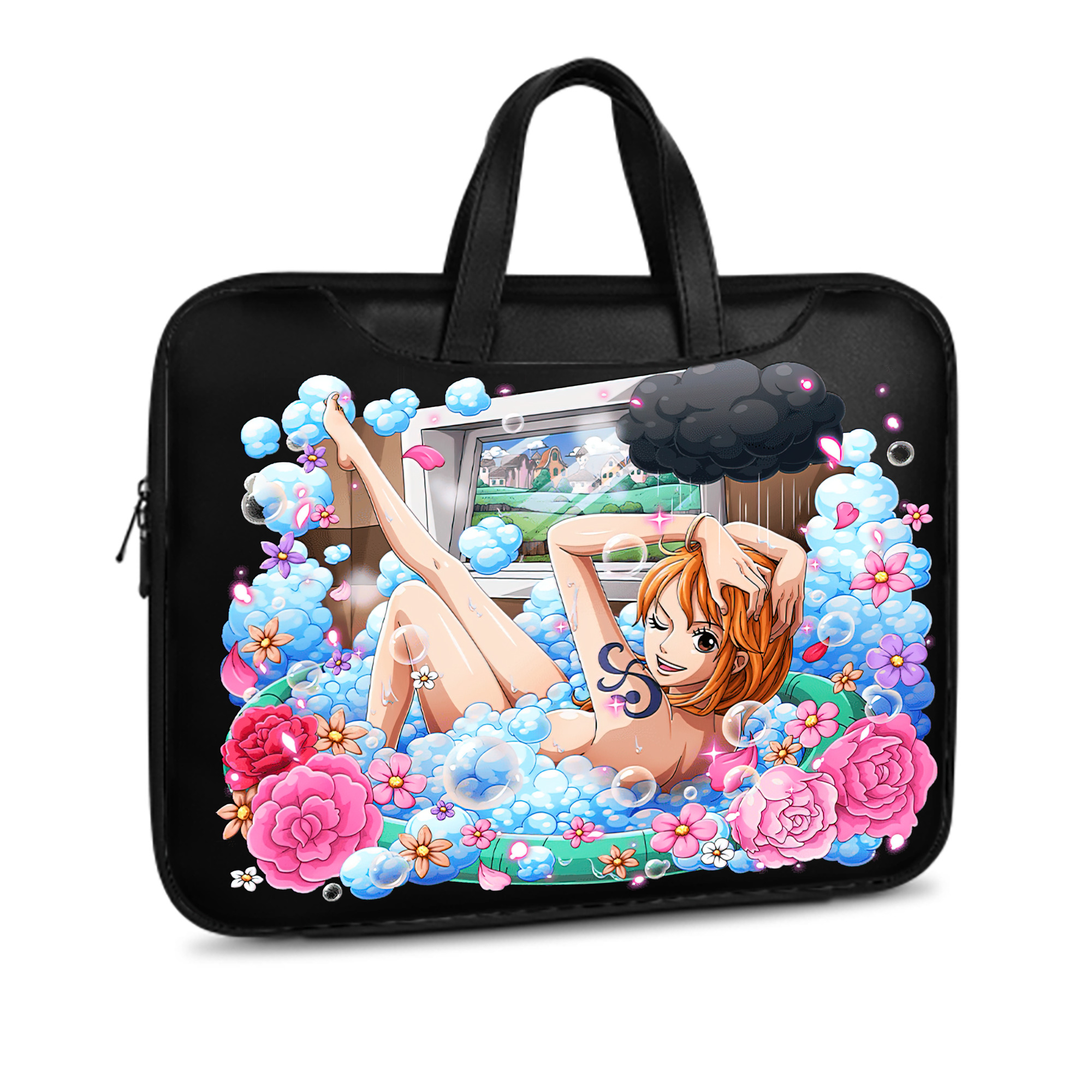 ワンピース ナミ ONE PIECE Nami レザーラップトップバッグ　ノートパソコンケース