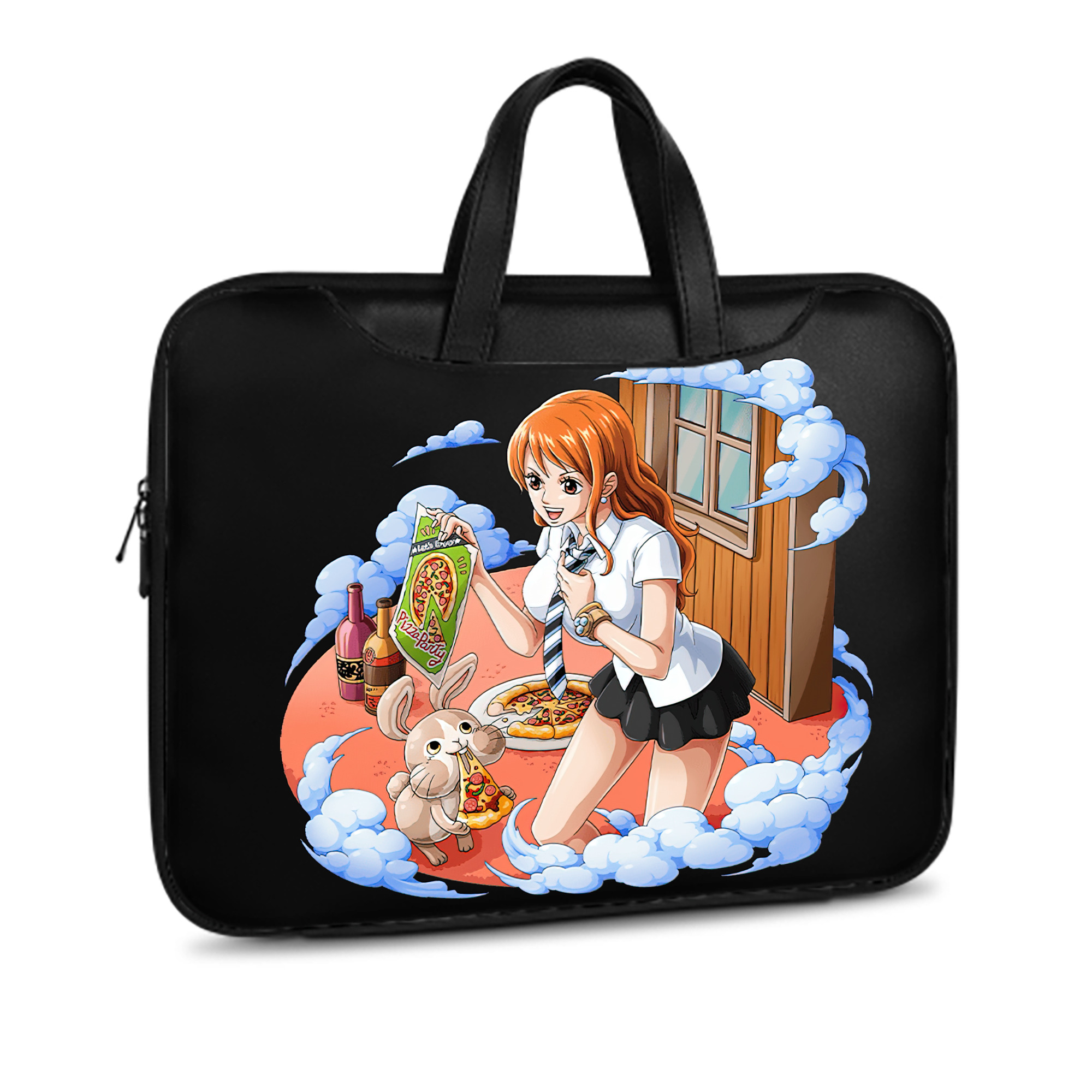 ワンピース ナミ ONE PIECE Nami レザーラップトップバッグ　ノートパソコンケース