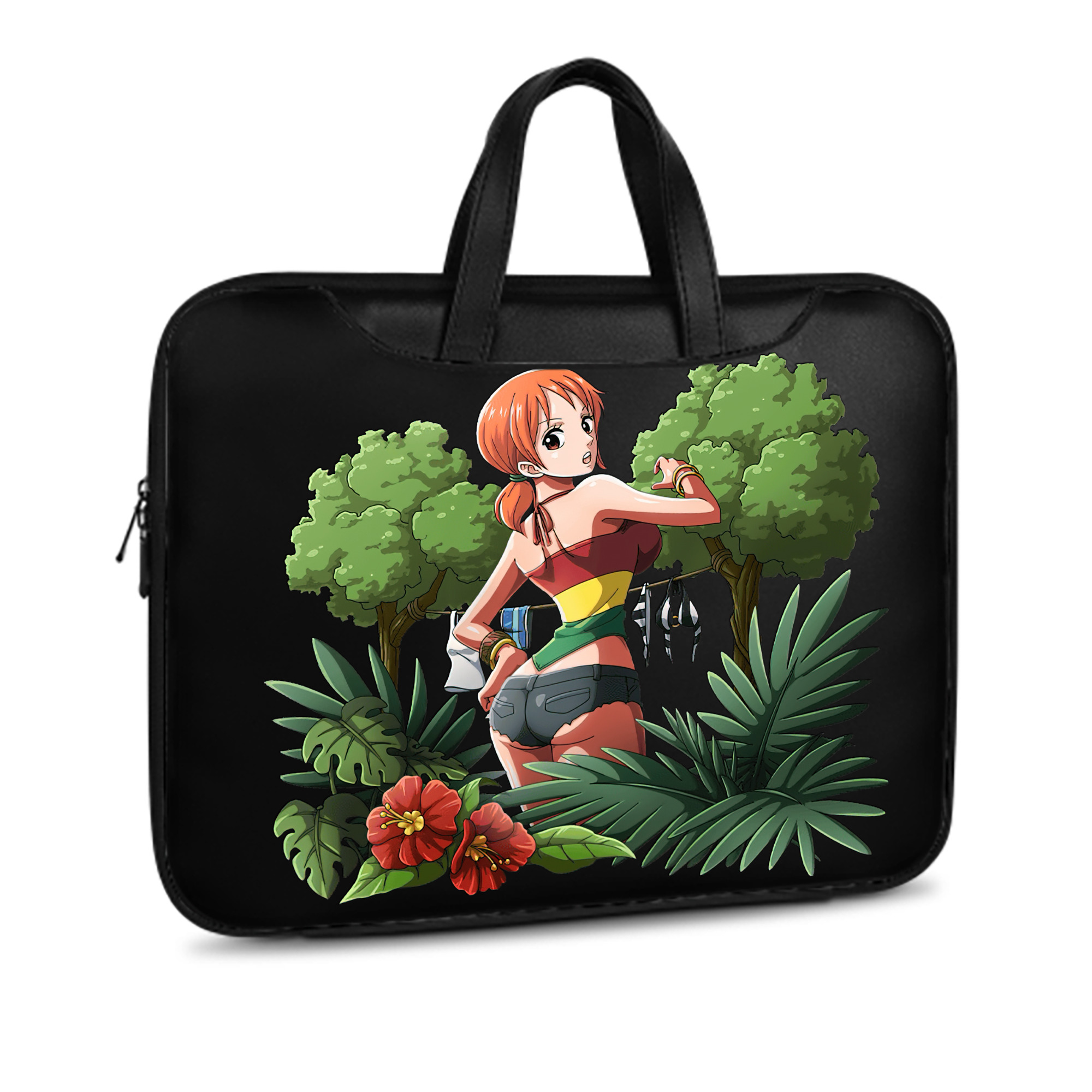 ワンピース ナミ ONE PIECE Nami レザーラップトップバッグ　ノートパソコンケース