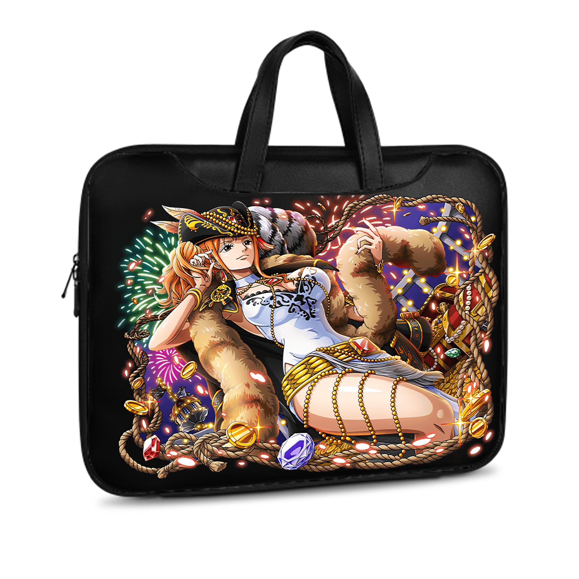 ワンピース ナミ ONE PIECE Nami レザーラップトップバッグ　ノートパソコンケース