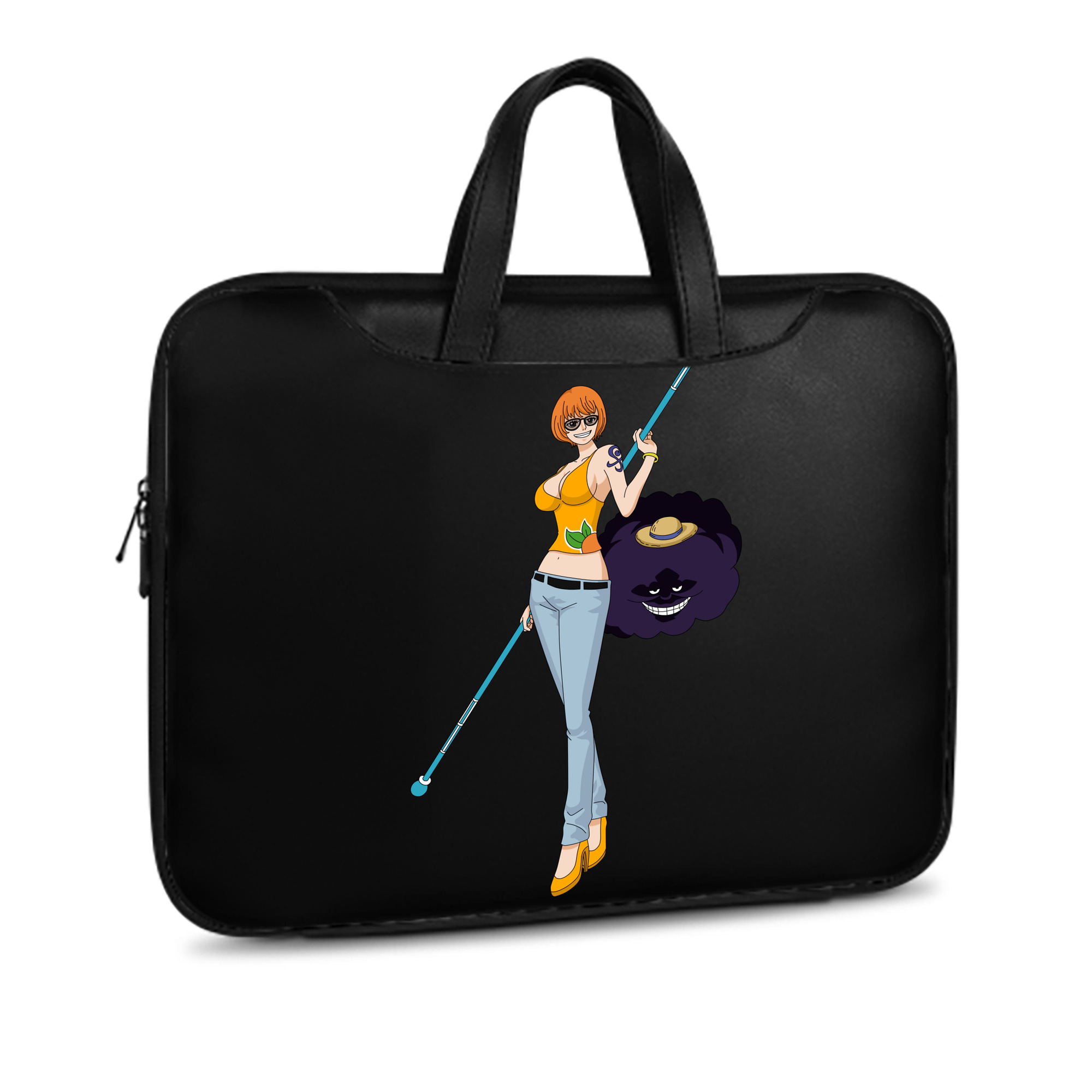 ワンピース ナミ ONE PIECE Nami レザーラップトップバッグ　ノートパソコンケース