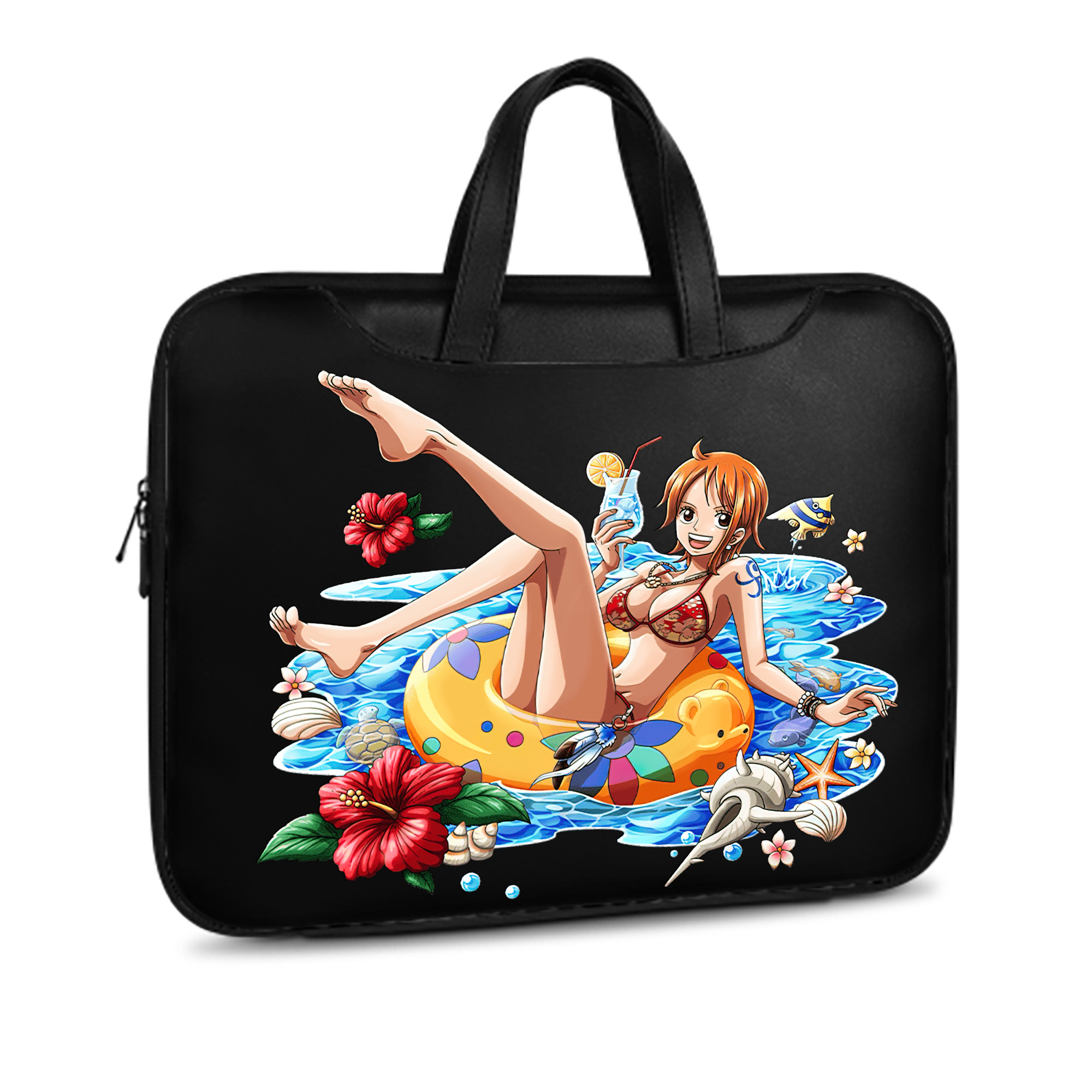 ワンピース ナミ ONE PIECE Nami レザーラップトップバッグ　ノートパソコンケース