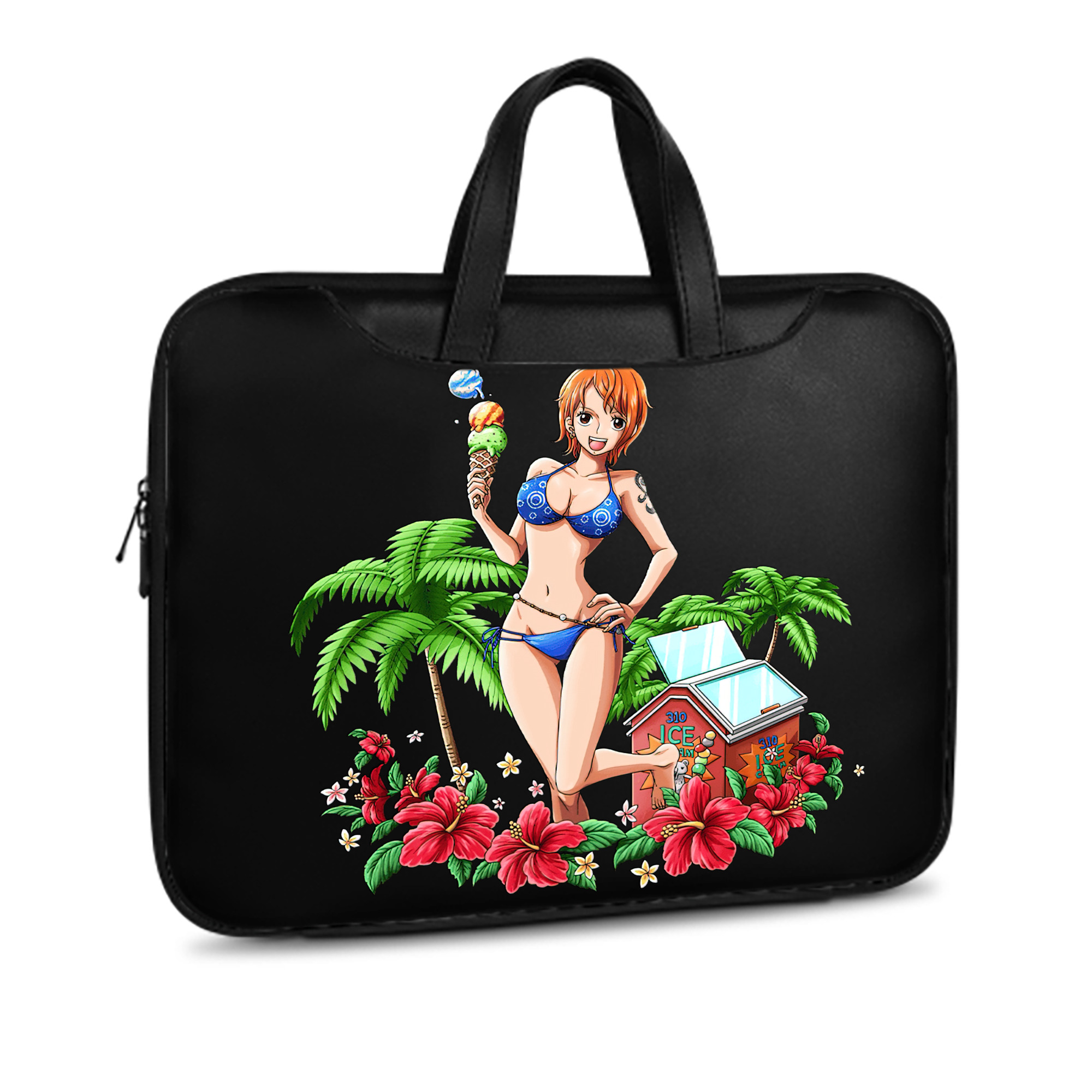 ワンピース ナミ ONE PIECE Nami レザーラップトップバッグ　ノートパソコンケース