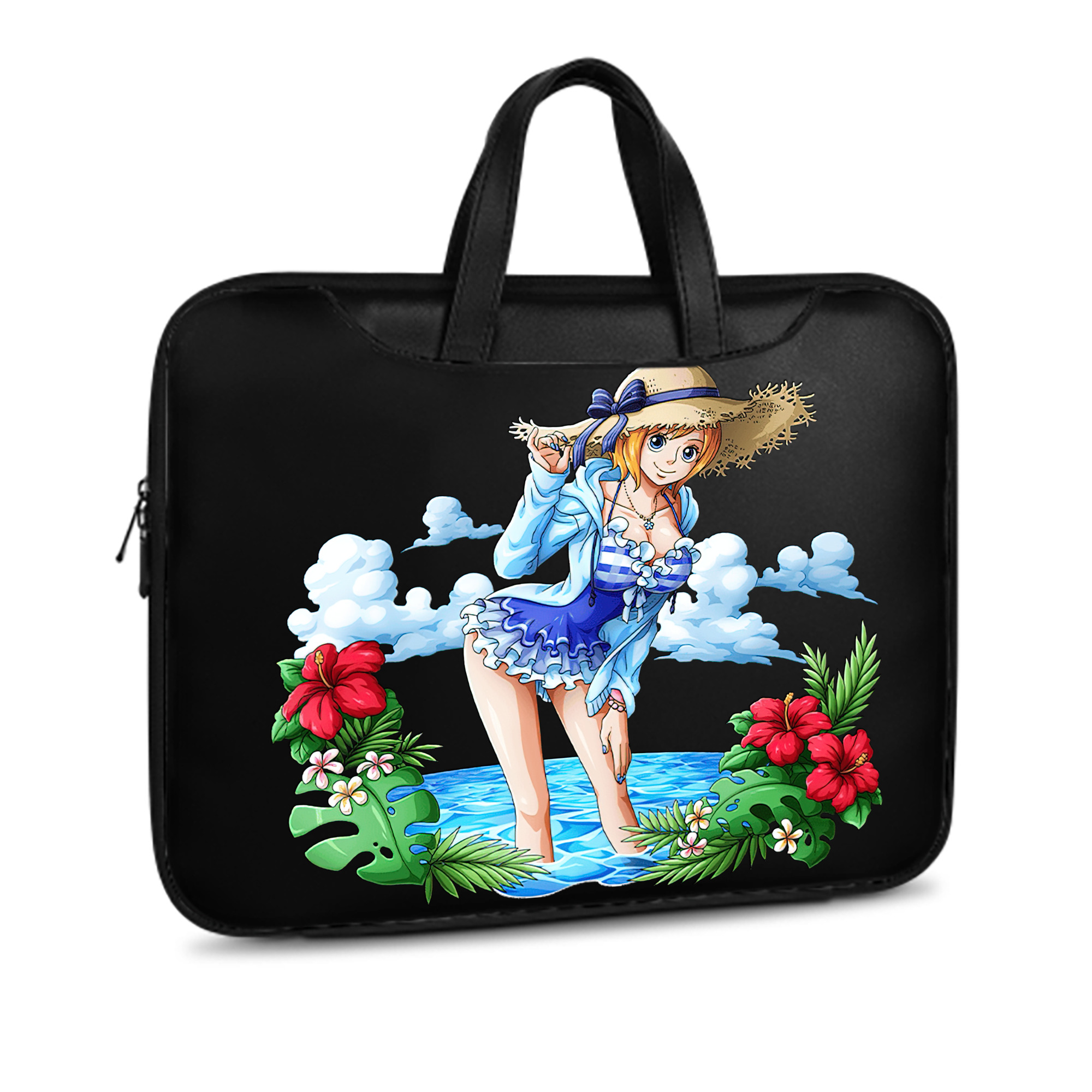 ワンピース ナミ ONE PIECE Nami レザーラップトップバッグ　ノートパソコンケース