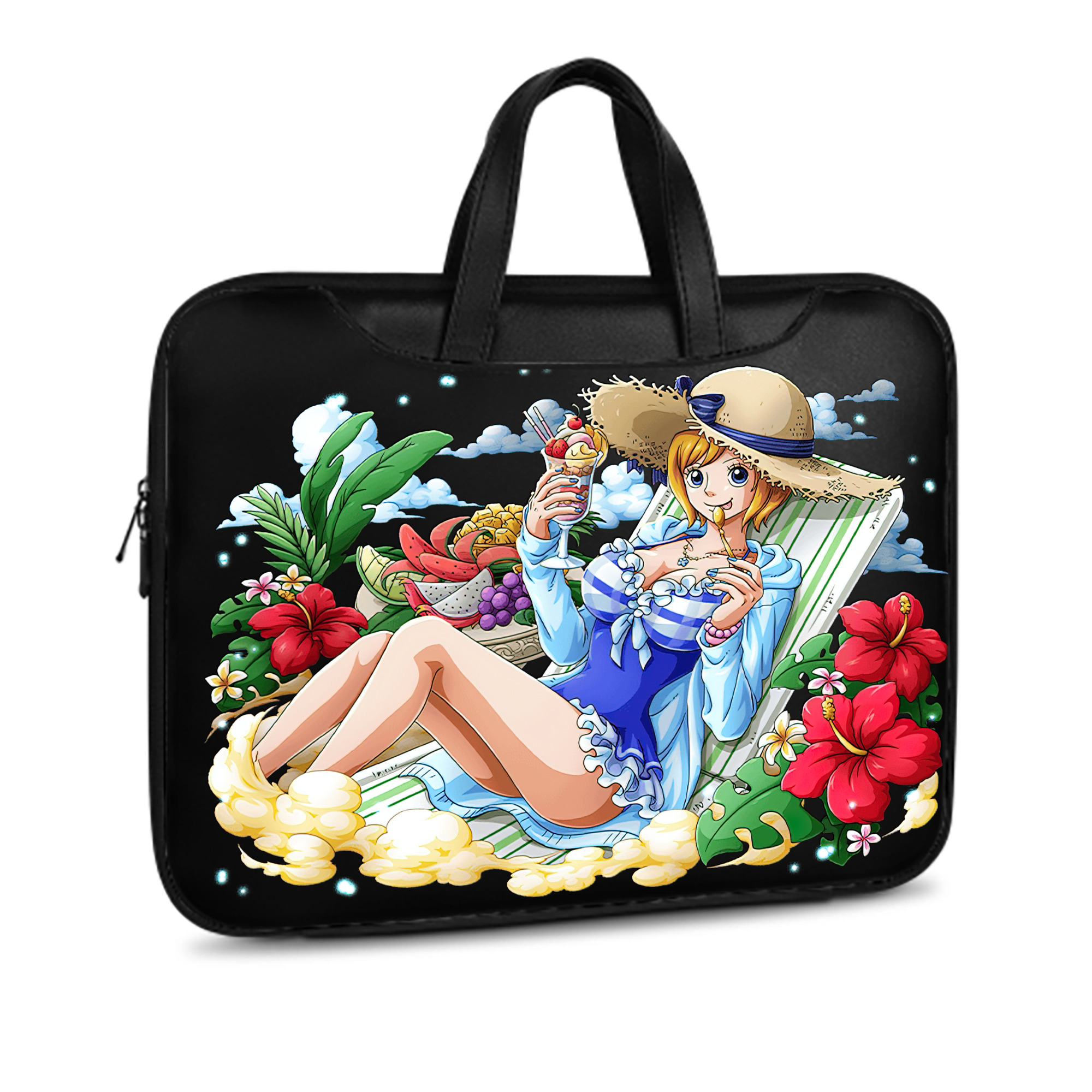 ワンピース ナミ ONE PIECE Nami レザーラップトップバッグ　ノートパソコンケース