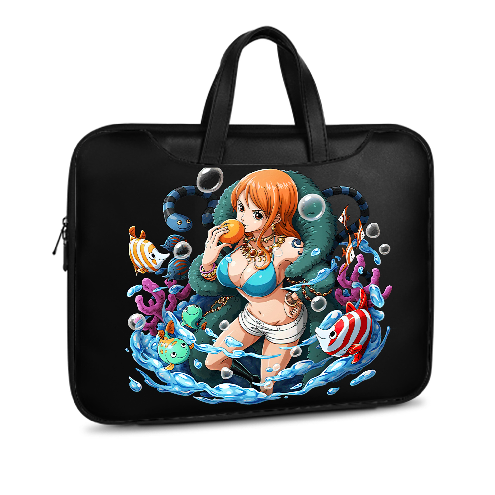 ワンピース ナミ ONE PIECE Nami レザーラップトップバッグ　ノートパソコンケース