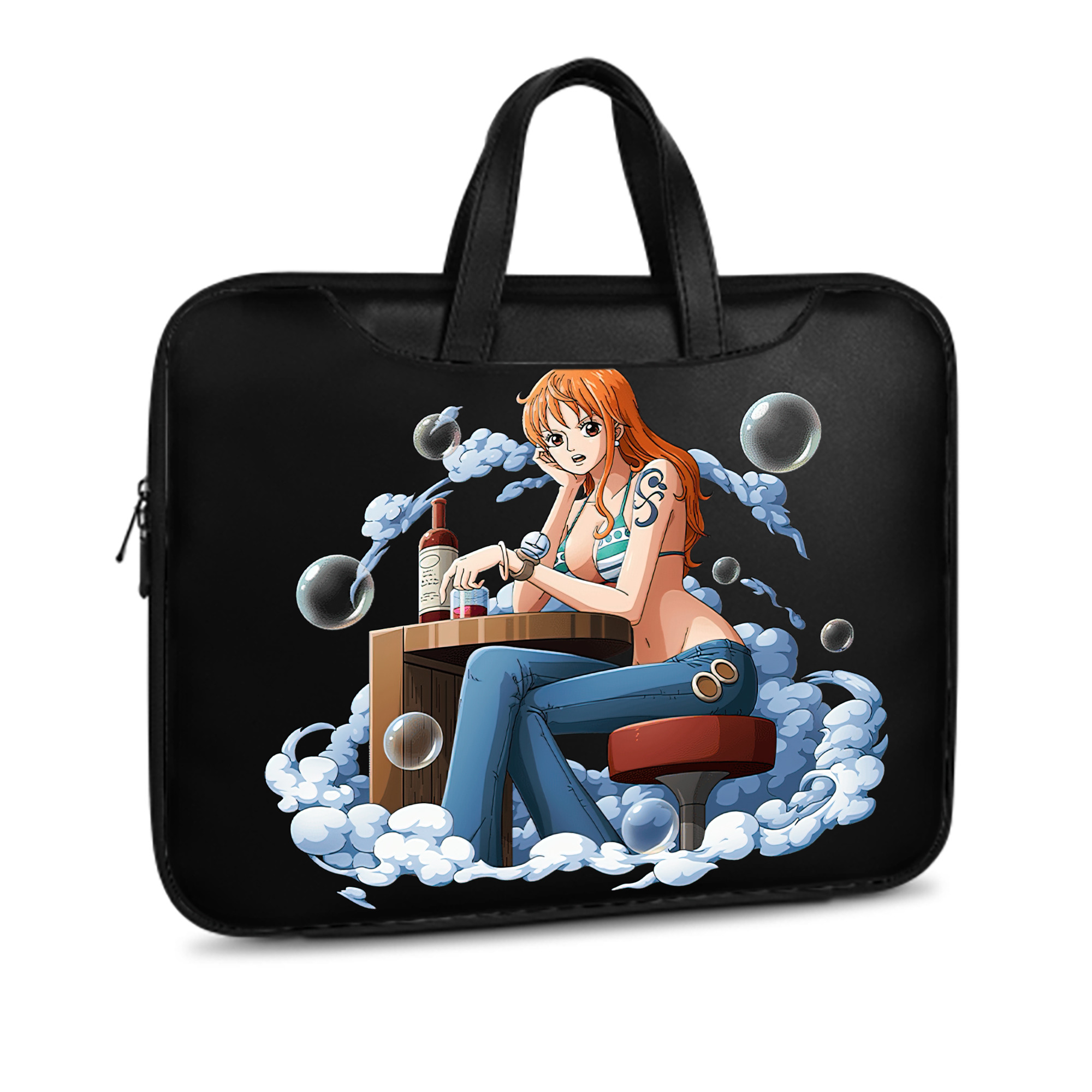 ワンピース ナミ ONE PIECE Nami レザーラップトップバッグ　ノートパソコンケース