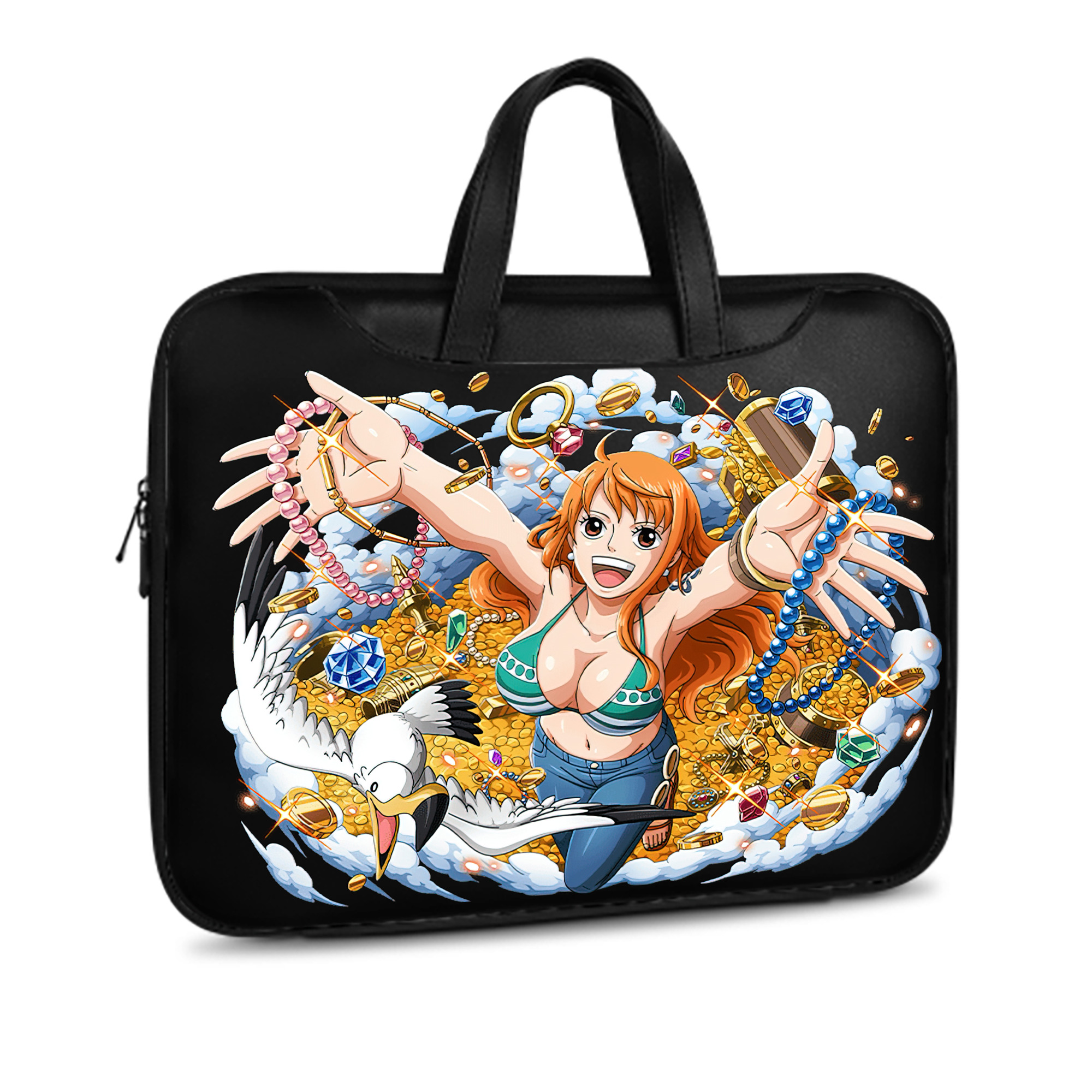 ワンピース ナミ ONE PIECE Nami レザーラップトップバッグ　ノートパソコンケース