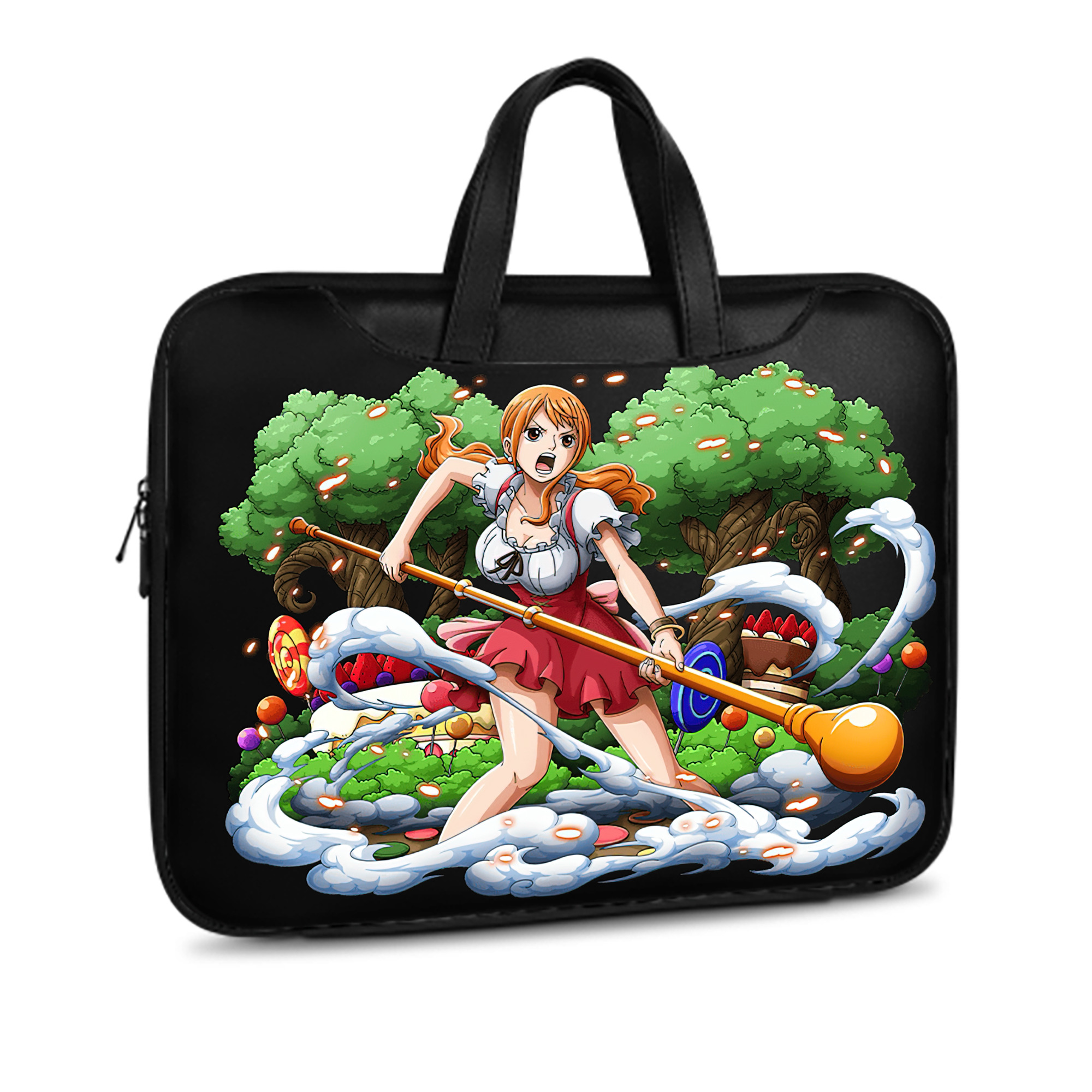ワンピース ナミ ONE PIECE Nami レザーラップトップバッグ　ノートパソコンケース