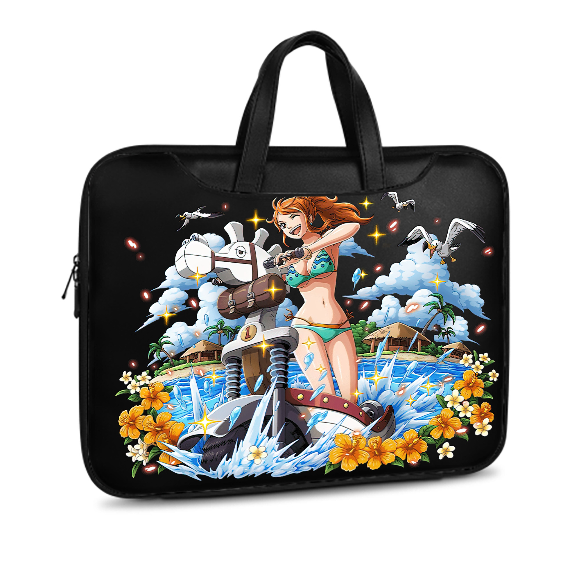 ワンピース ナミ ONE PIECE Nami レザーラップトップバッグ　ノートパソコンケース