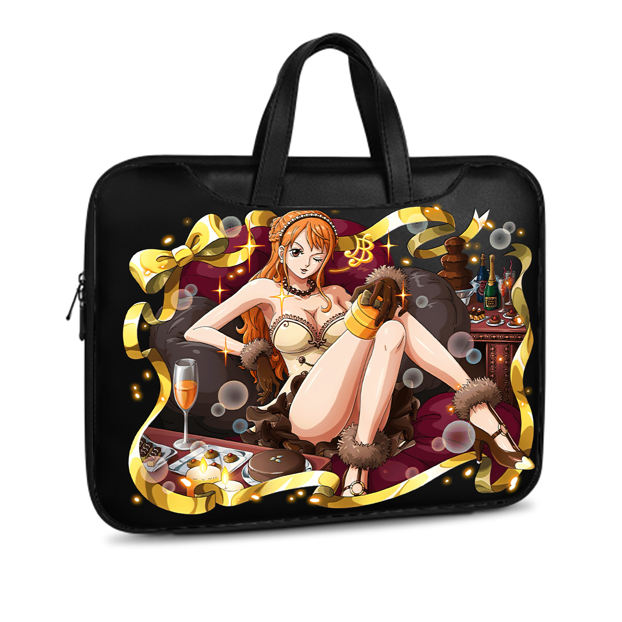 ワンピース ナミ ONE PIECE Nami レザーラップトップバッグ　ノートパソコンケース
