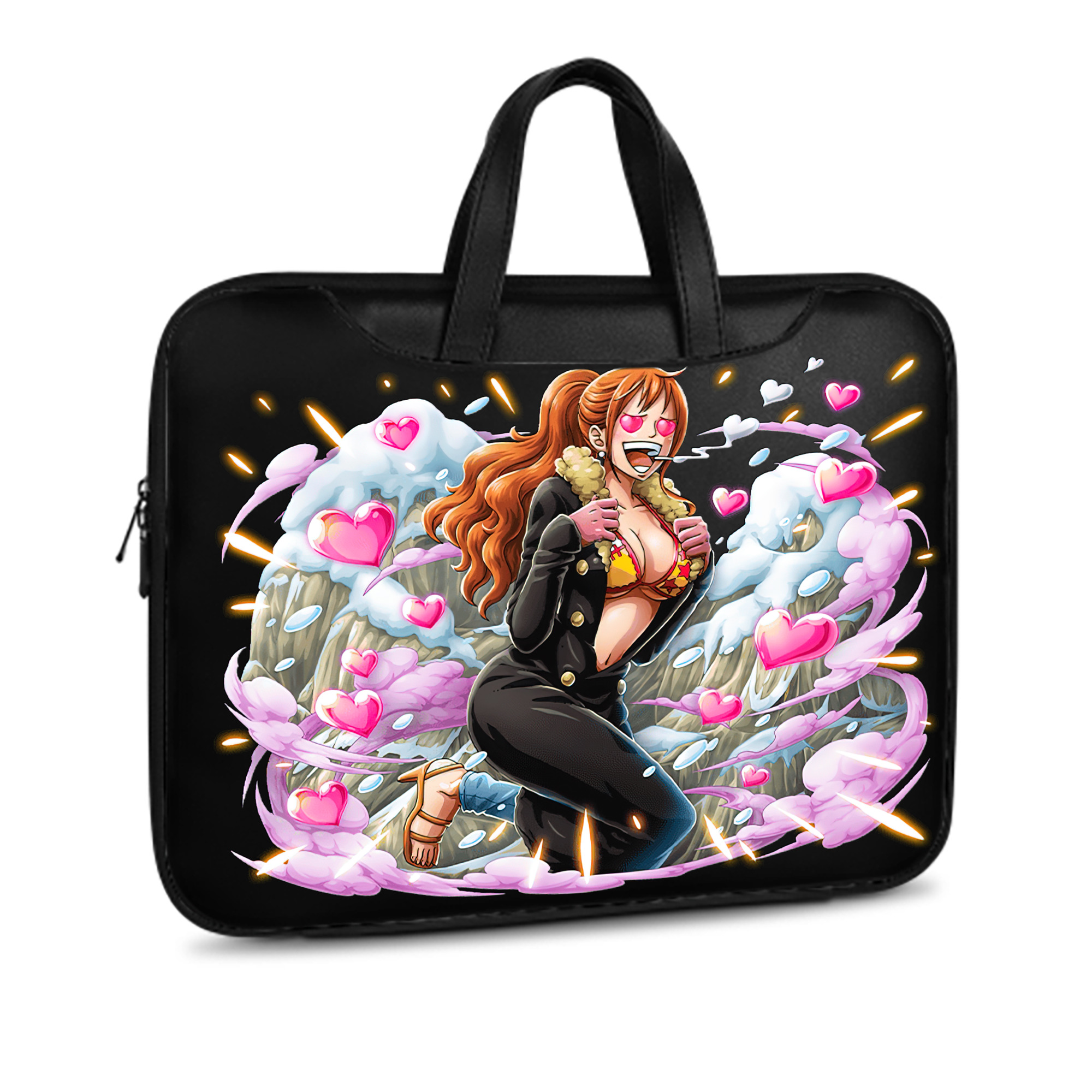 ワンピース ナミ ONE PIECE Nami レザーラップトップバッグ　ノートパソコンケース
