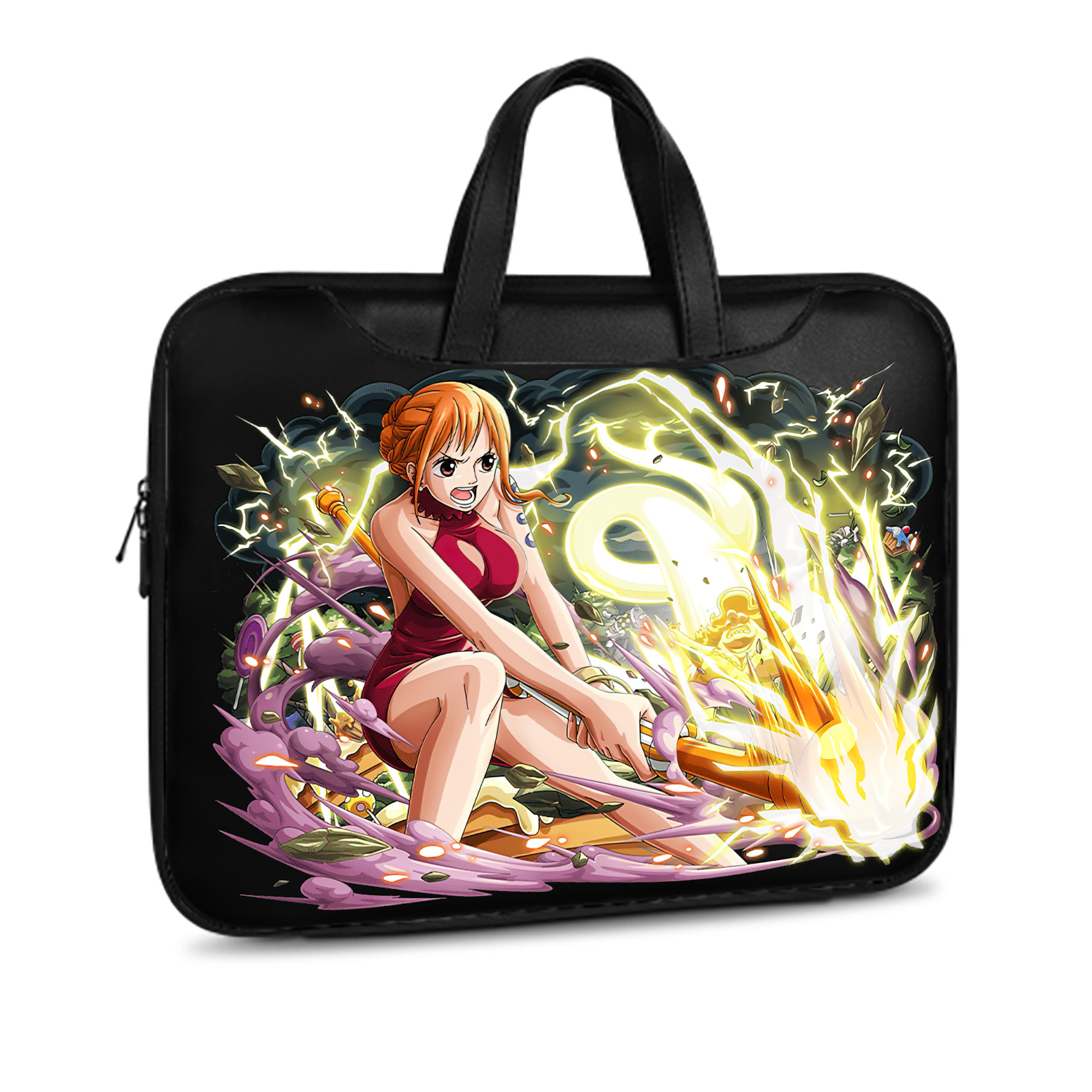 ワンピース ナミ ONE PIECE Nami レザーラップトップバッグ　ノートパソコンケース