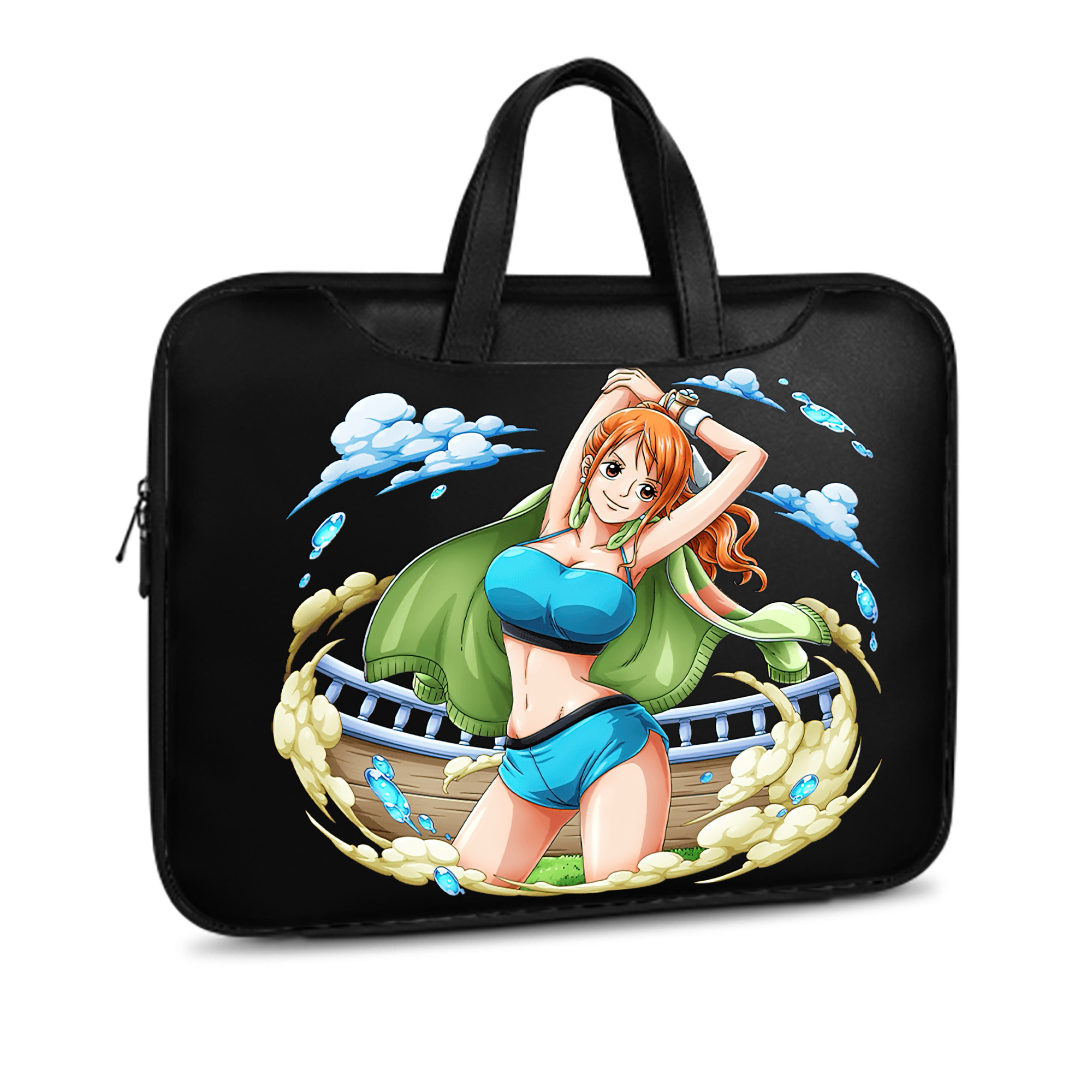 ワンピース ナミ ONE PIECE Nami レザーラップトップバッグ　ノートパソコンケース